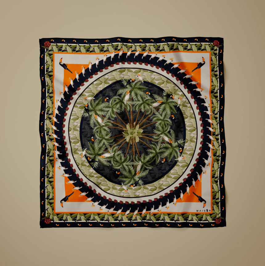 8 Maison Silk Blossom İpek Pareo