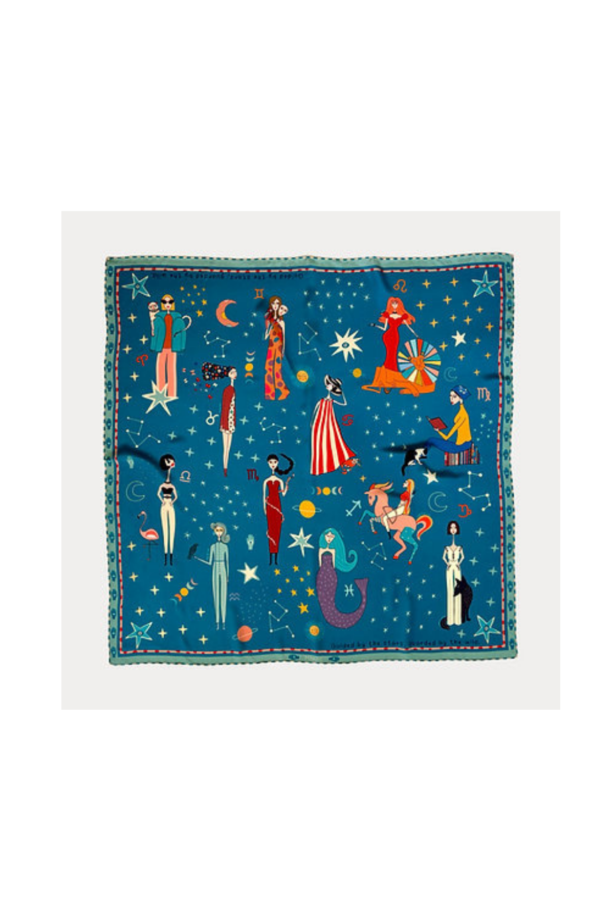 Cosmic Keepers İpek Fular 90x 90