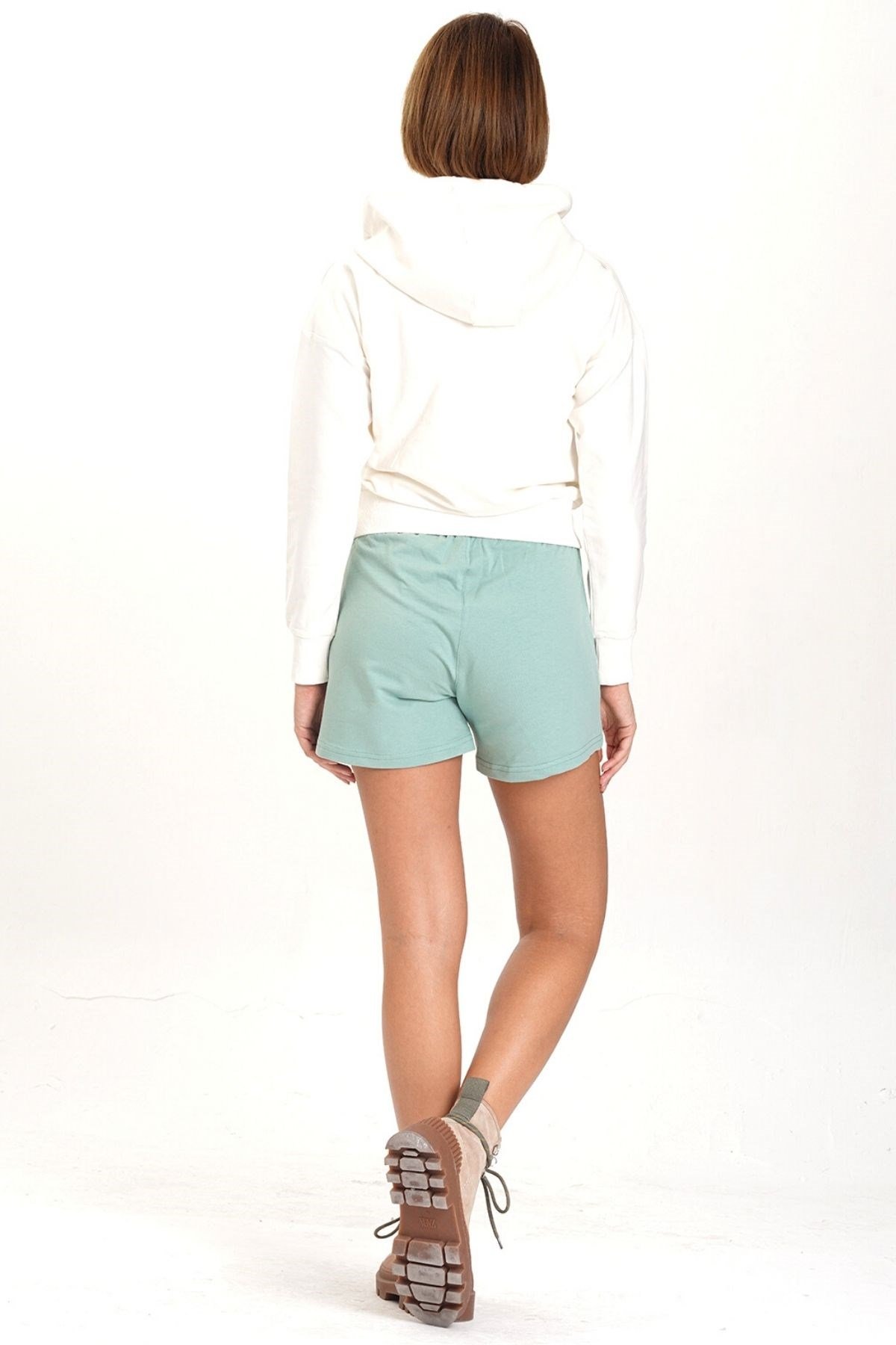 Crop Sweatshirt Ekru