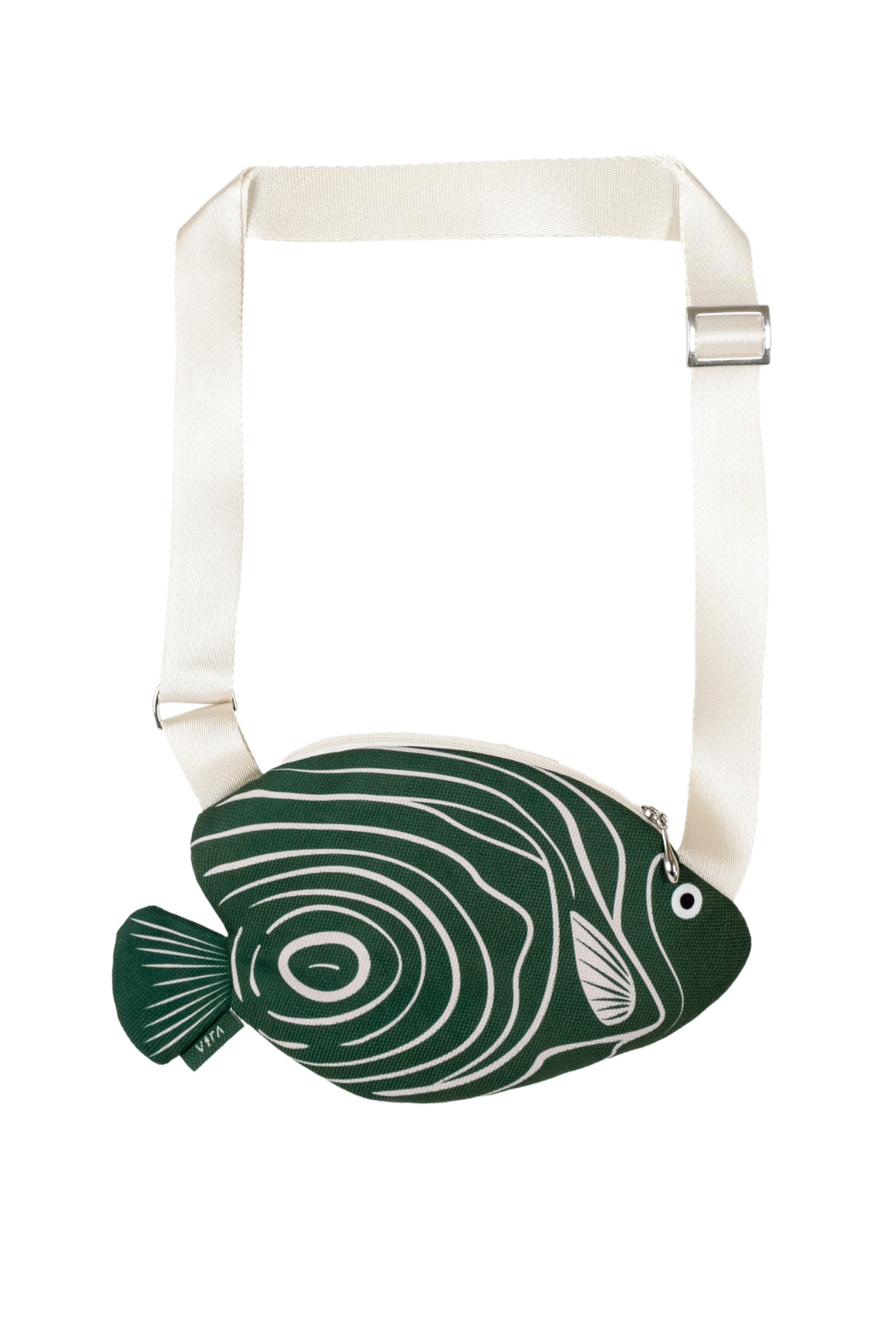 Design Vira Yeşil Emperor Angelfish Çanta