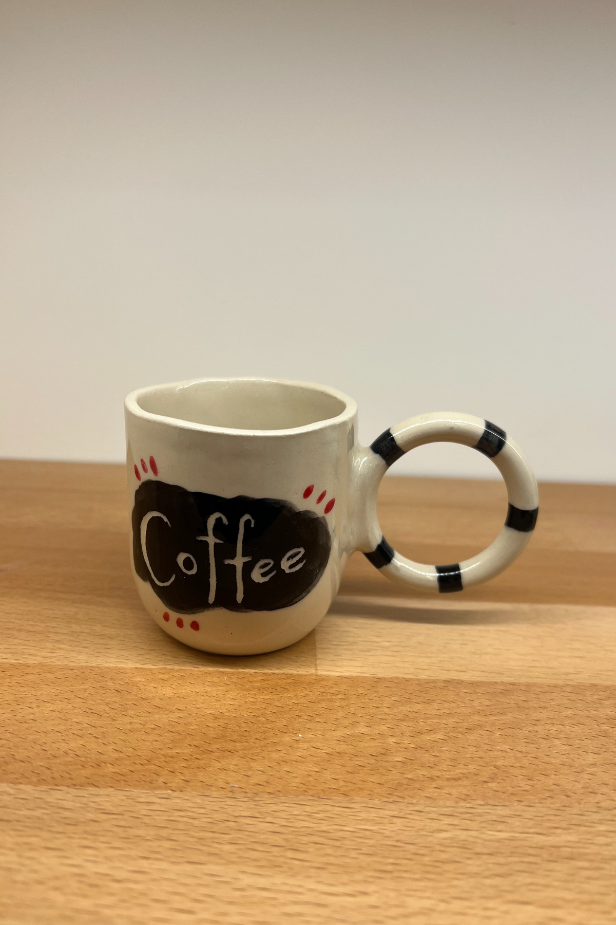 Didem Ekal Küçük Stoneware Seramik Siyah Bardak 