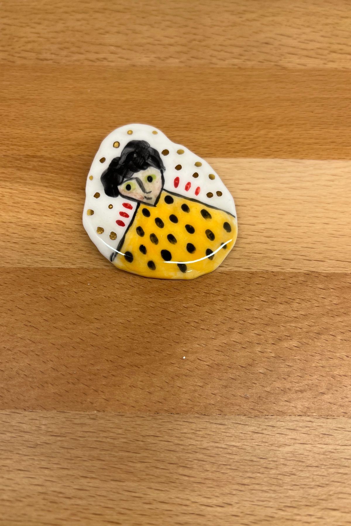 Didem Ekal Seramik Broş DDM13