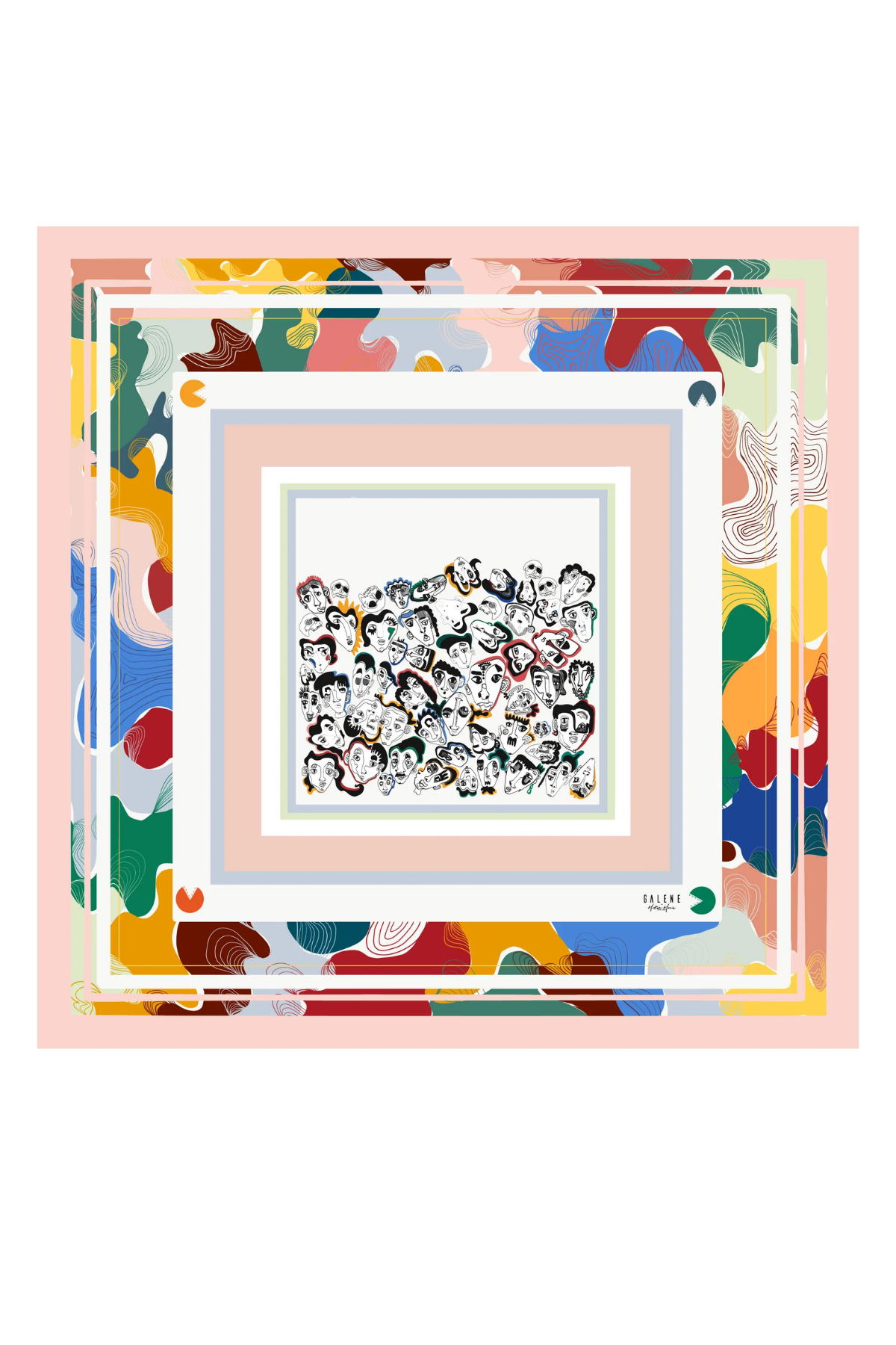 Galene Brand Herd Şifon İpek Şal