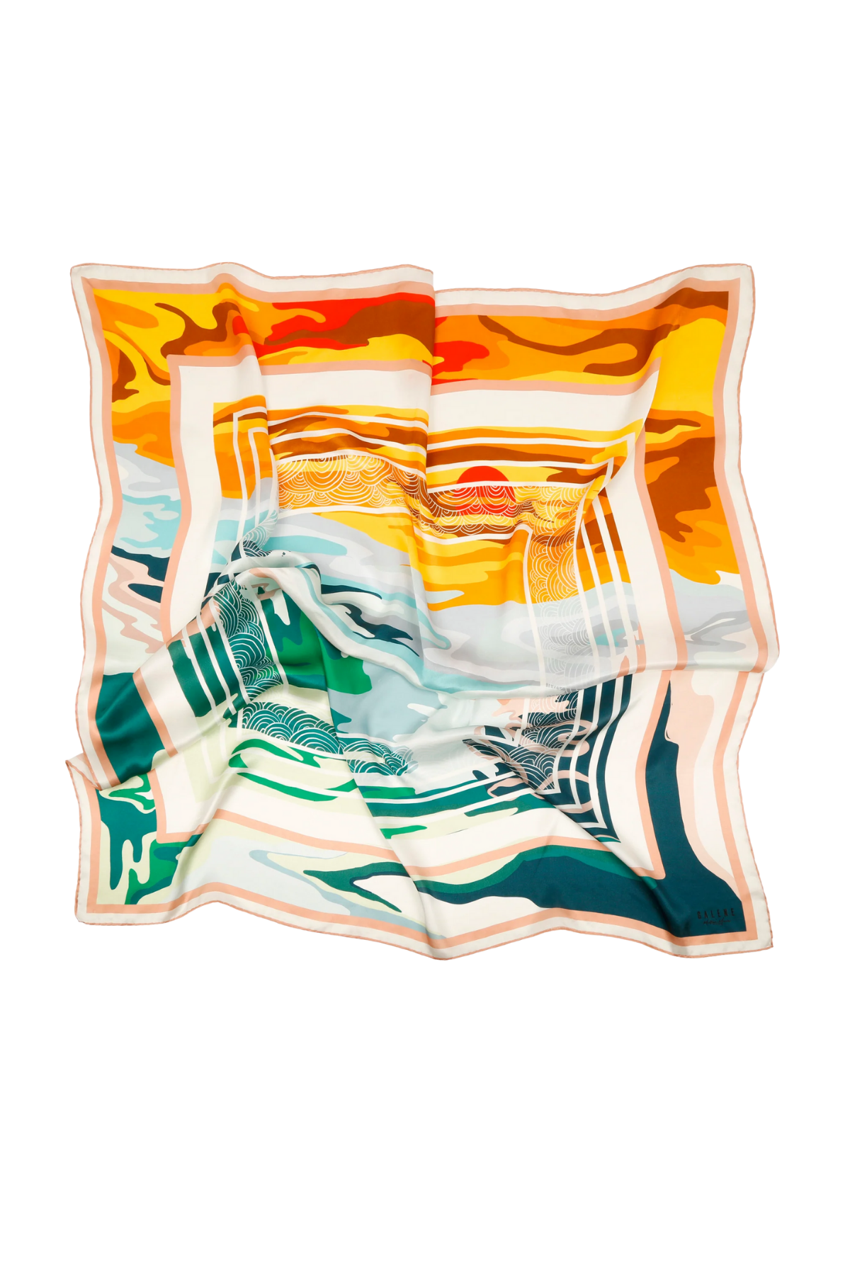 Galene Brand Past Future İpek Şal Eşarp