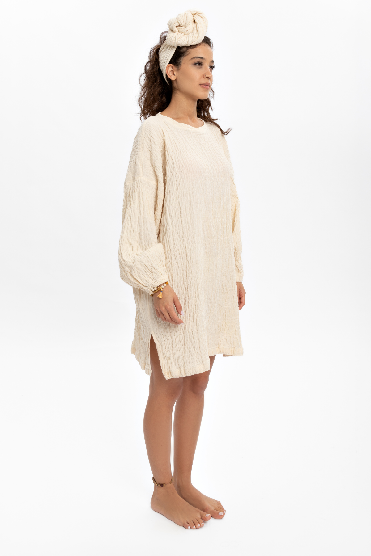 Husufi Blaze Bürümcüklü Elbise