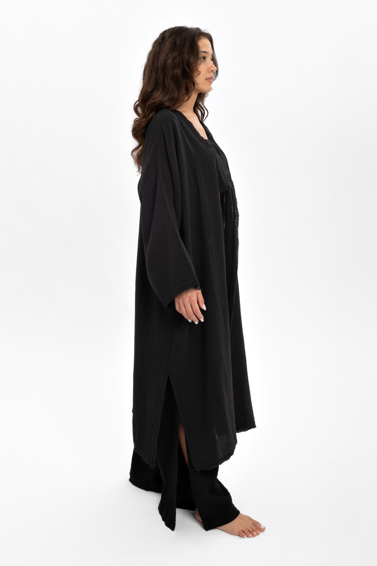 Husufi Holly Kimono HSFKMN01_Black