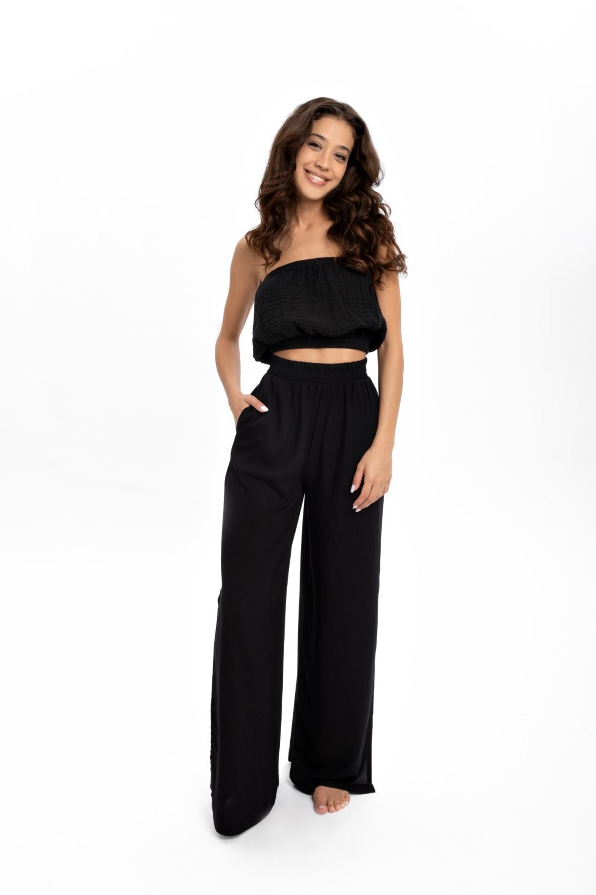 Husufi Slitside Pants HSFSS01_Black