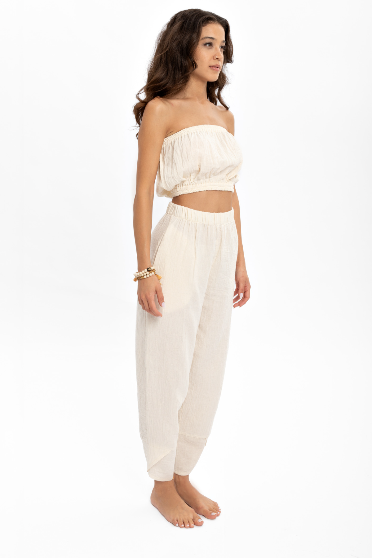 Husufi V Cross Pantolon HSFVCP01_Natural