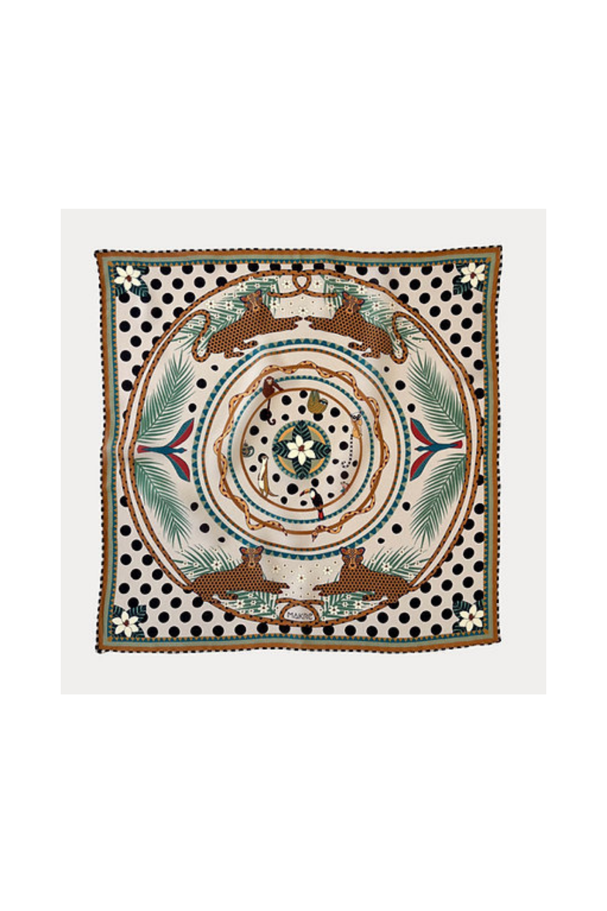 Jungle Symphony İpek Fular 90 x 90