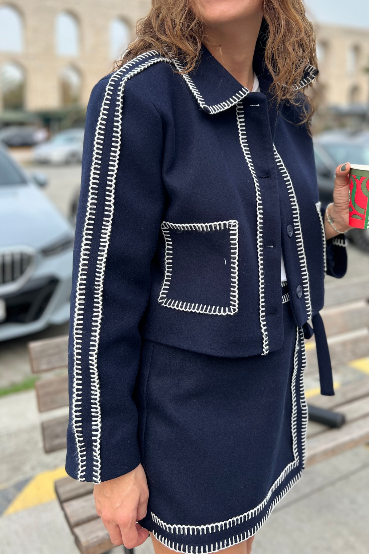 Kısa Lacivert Ceket
