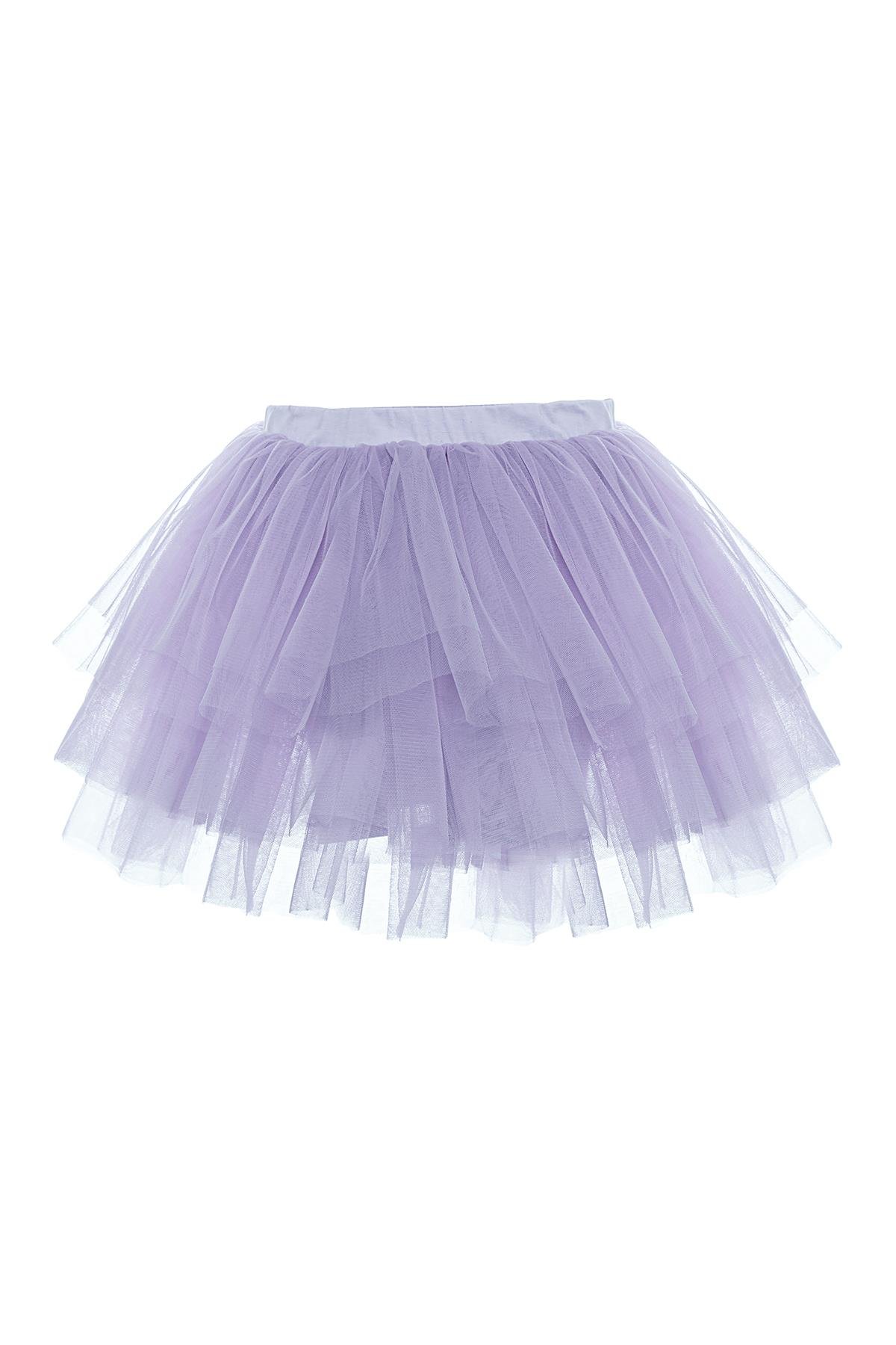Mini Celebrities Purple Bloom Tutu Etek