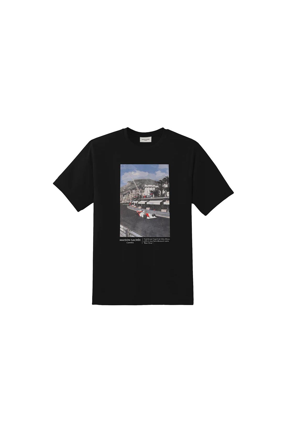 Mona Siyah Baskılı T-Shirt