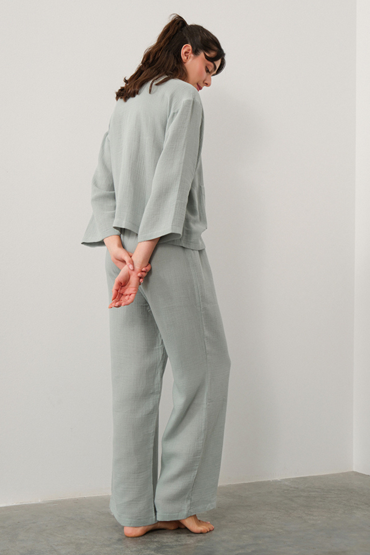 Night & Mild Ruth Mint Pijama Takımı