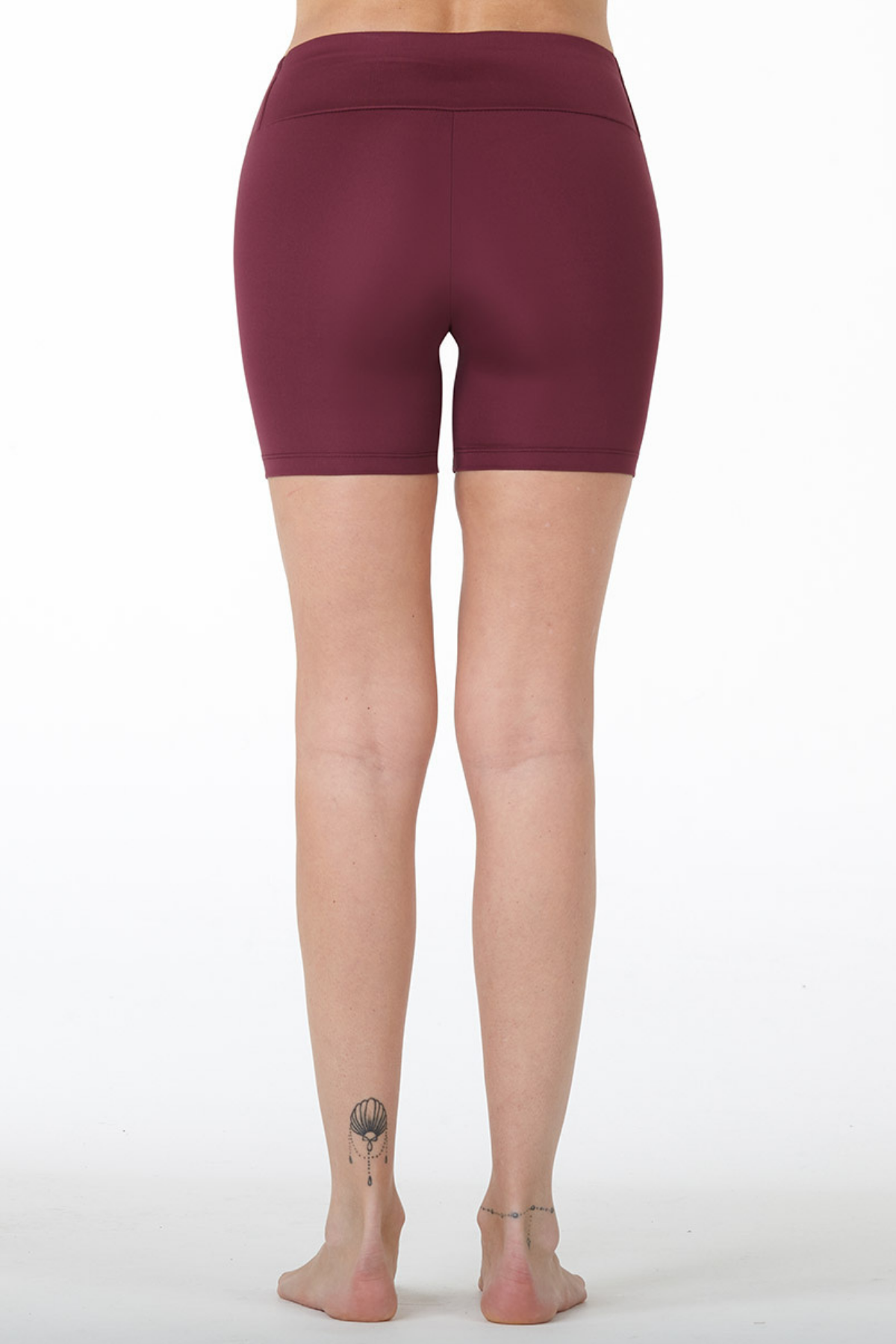 Nui Yoga Bordo Yüksek Bel Mini Tayt