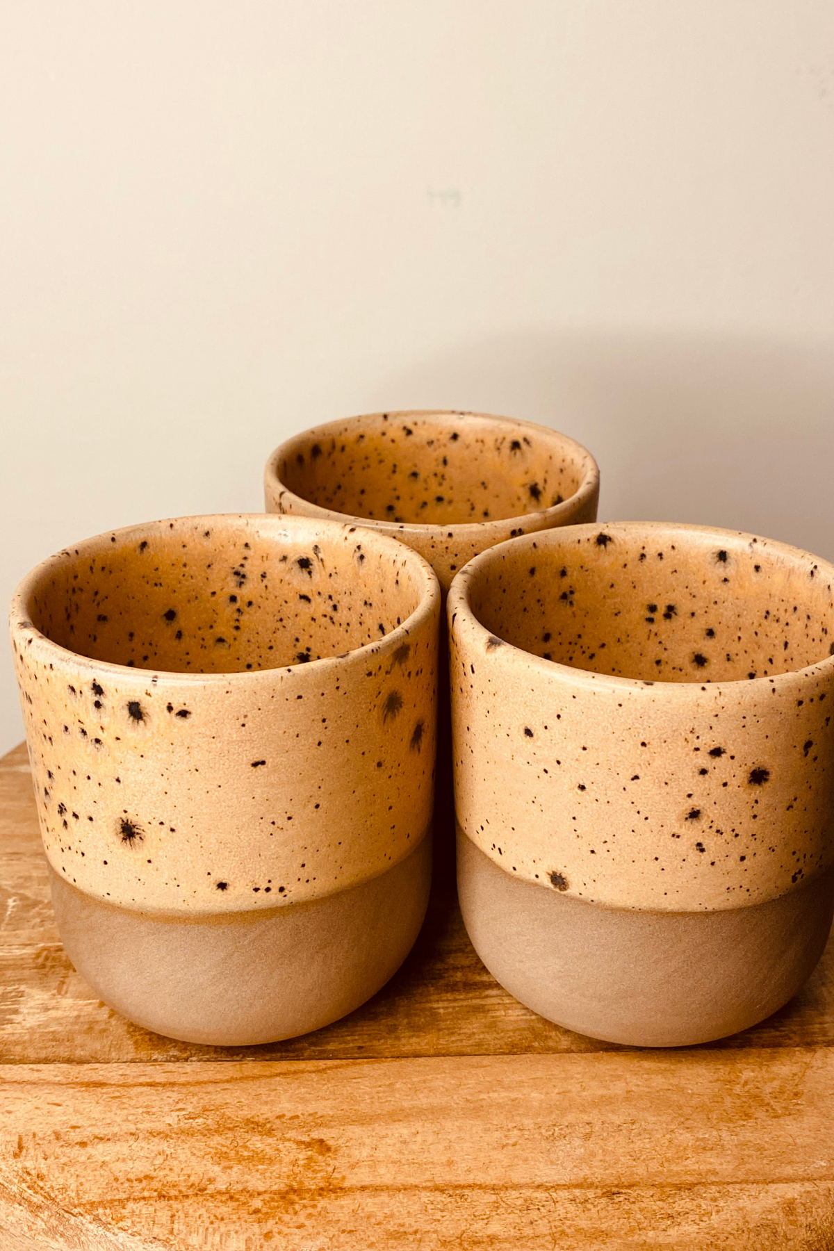 Orangery Objects Benekli Bej Stoneware Kupa