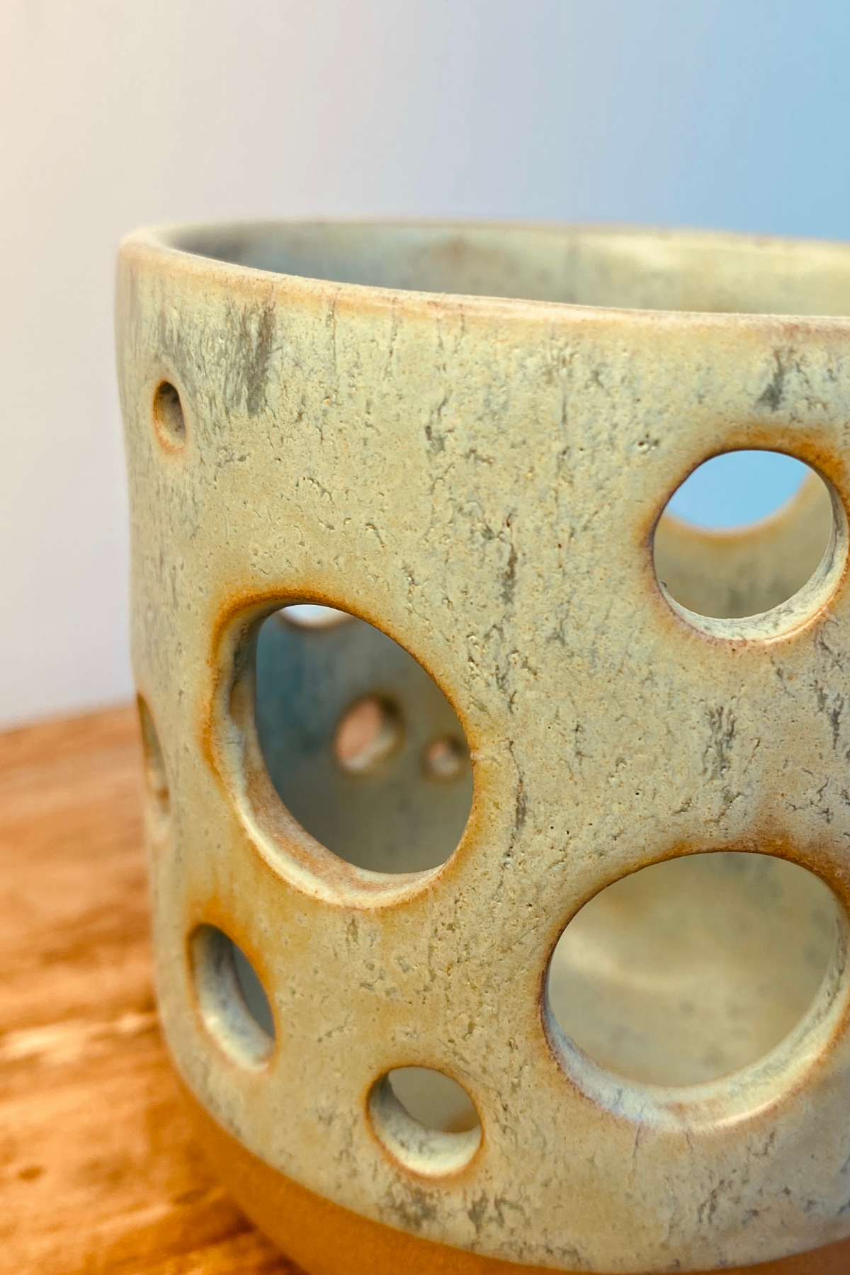 Orangery Objects Stonware Seramik Mavi Mumluk