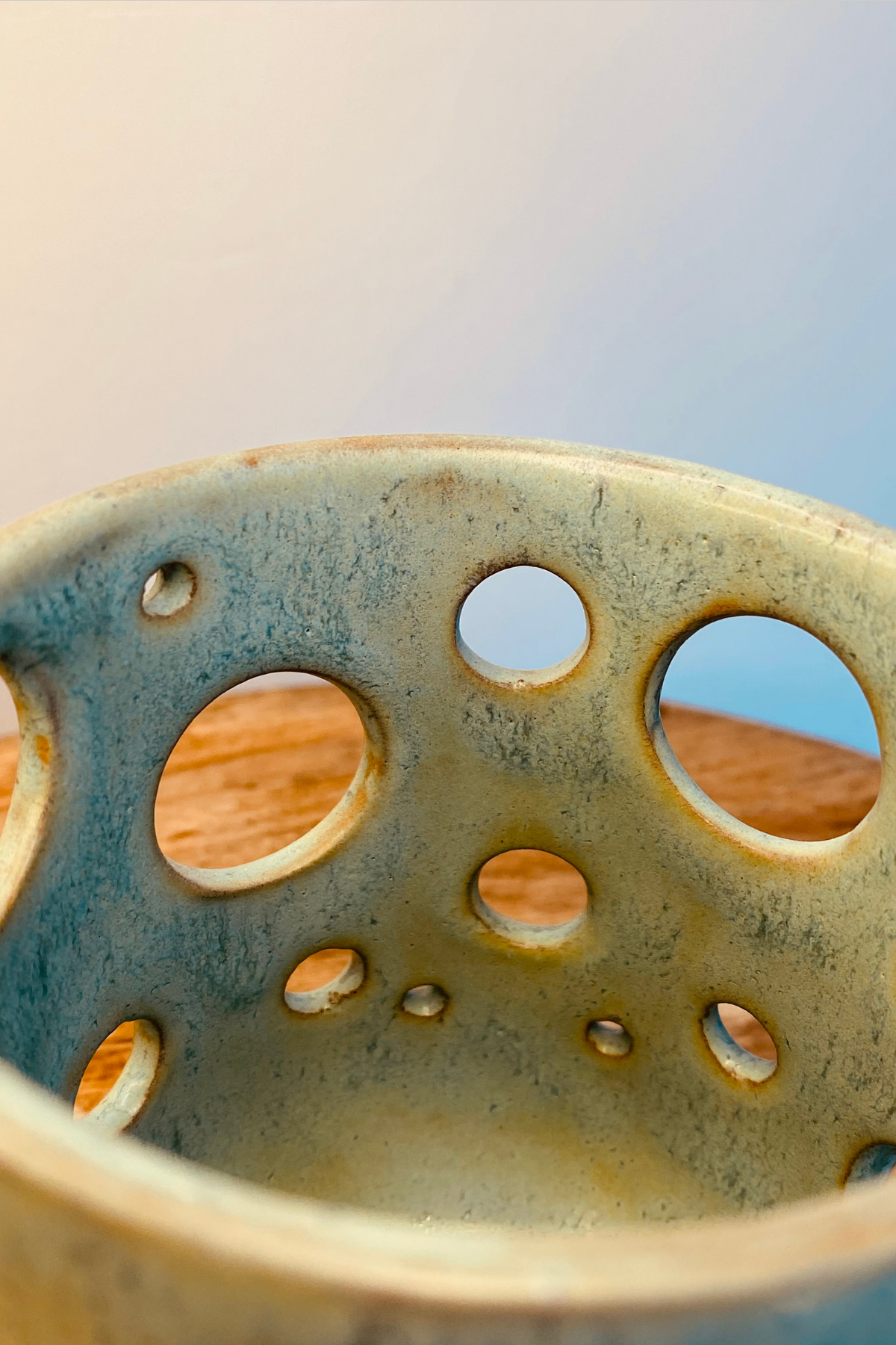 Orangery Objects Stonware Seramik Mavi Mumluk