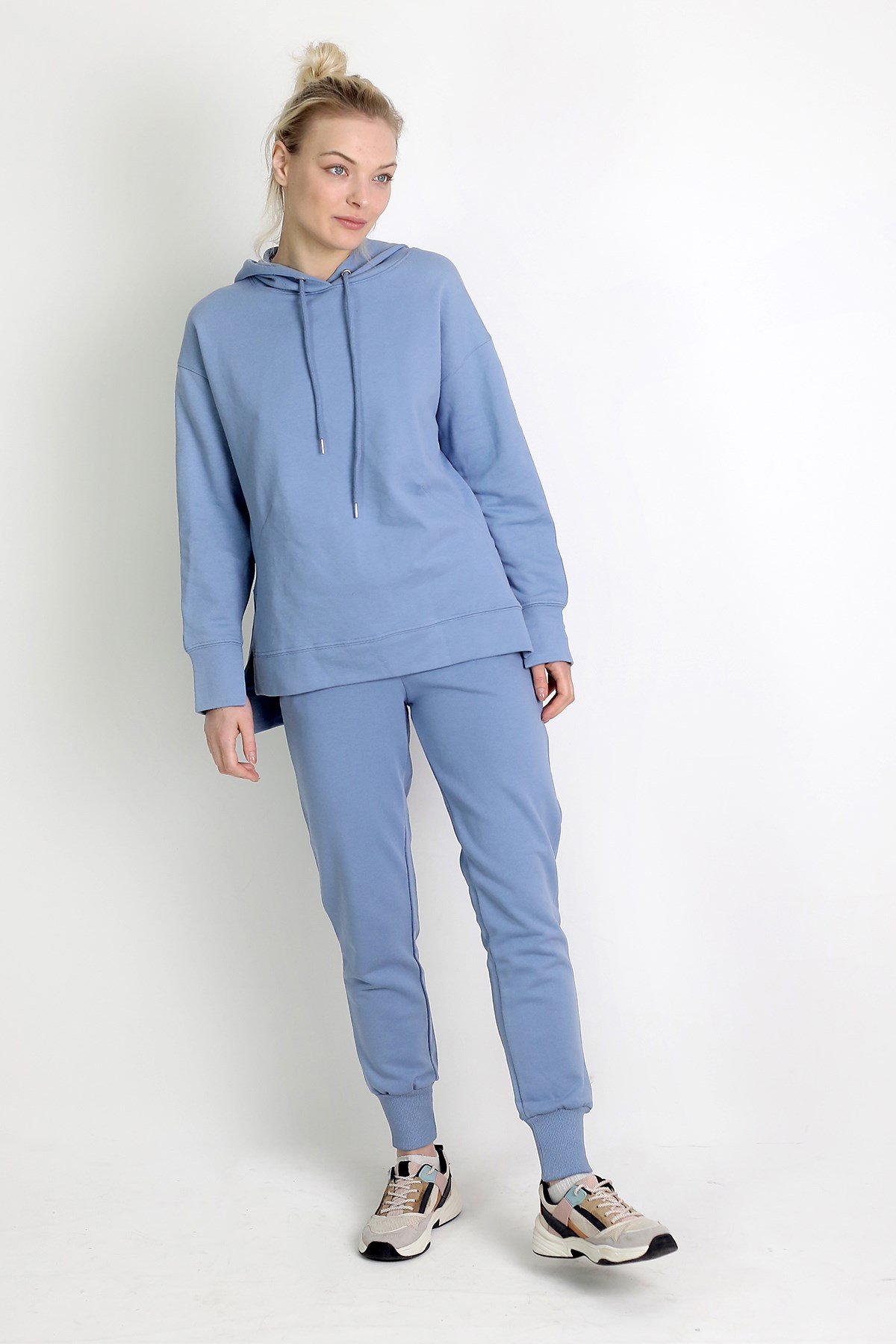 Oversize Sweatshirt Mavi