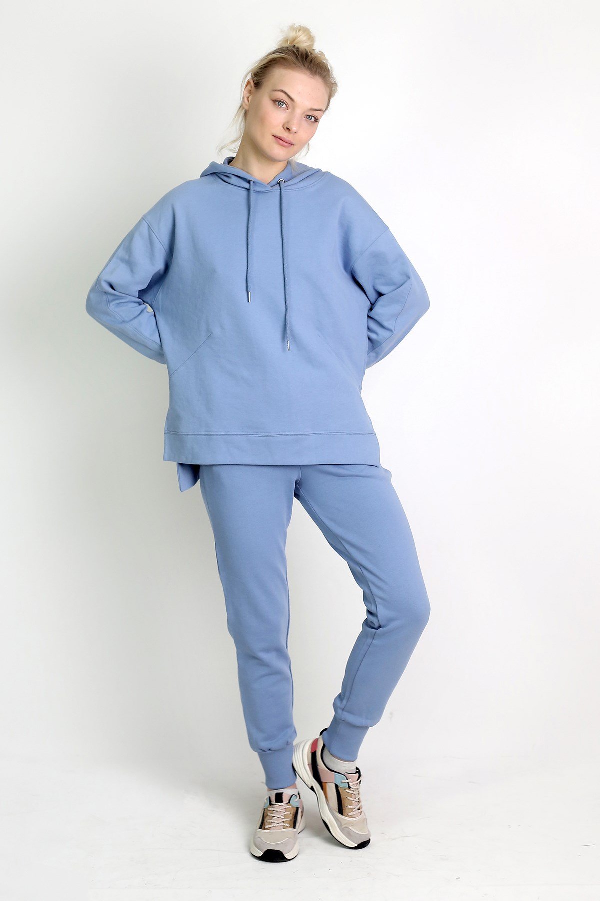 Oversize Sweatshirt Mavi