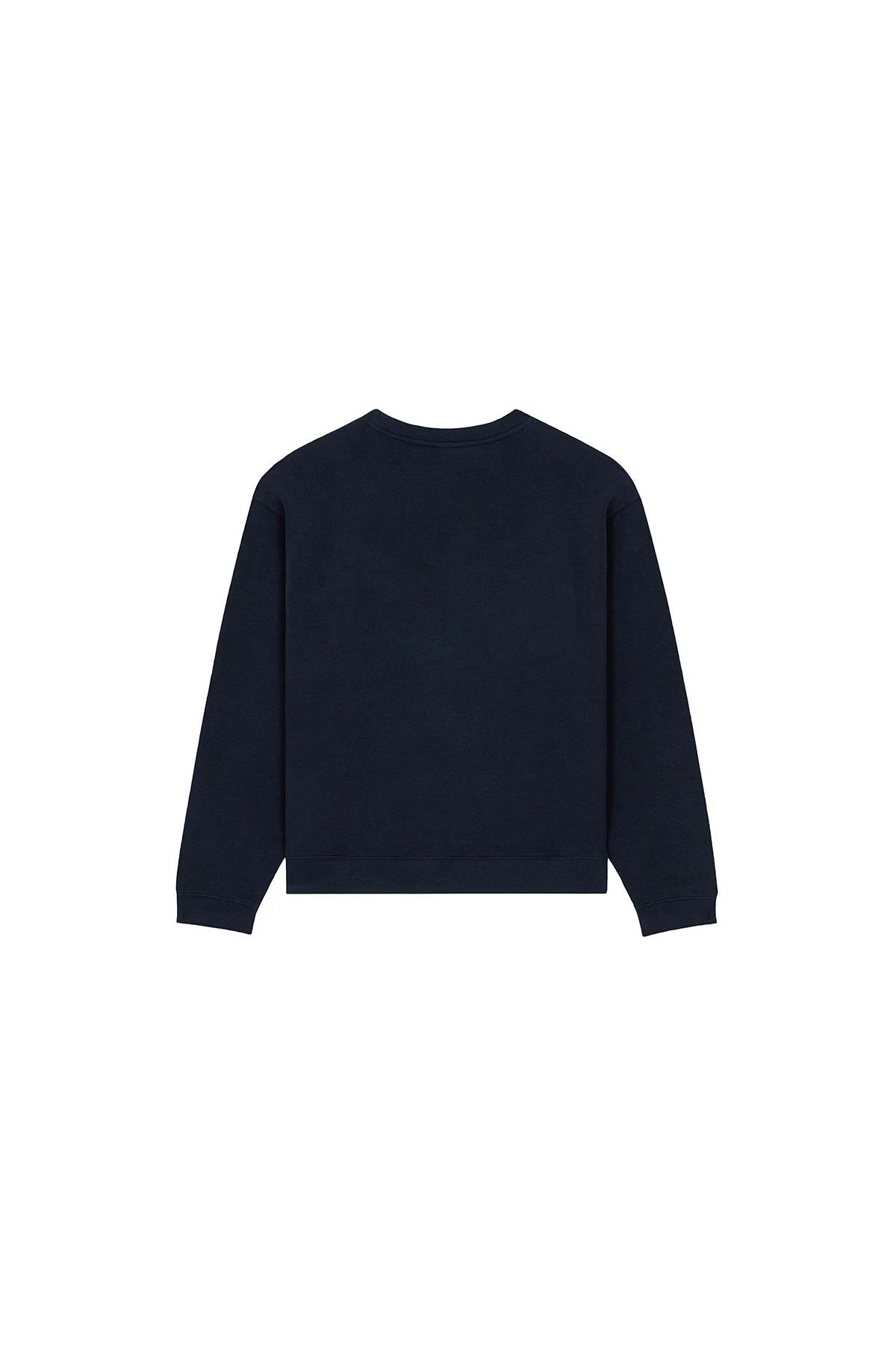 Paloma Lacivert Baskılı Sweatshirt