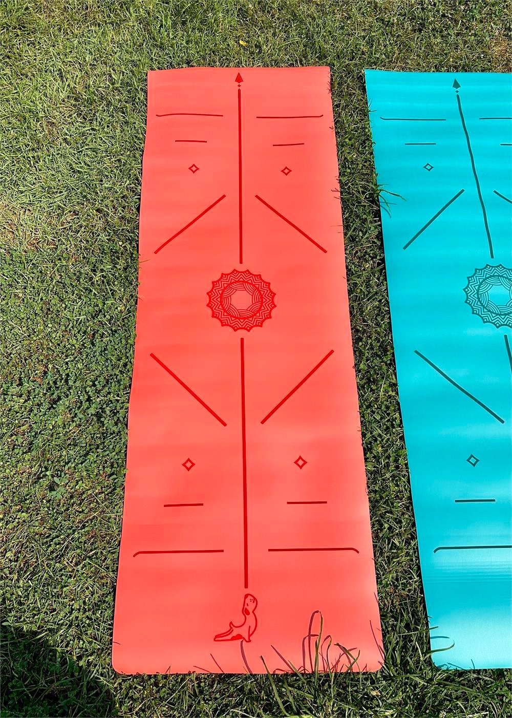 Petarya Focus Series 4.1 mm Mercan Turuncu Doğal Kauçuk Kaydırmaz Yoga Matı
