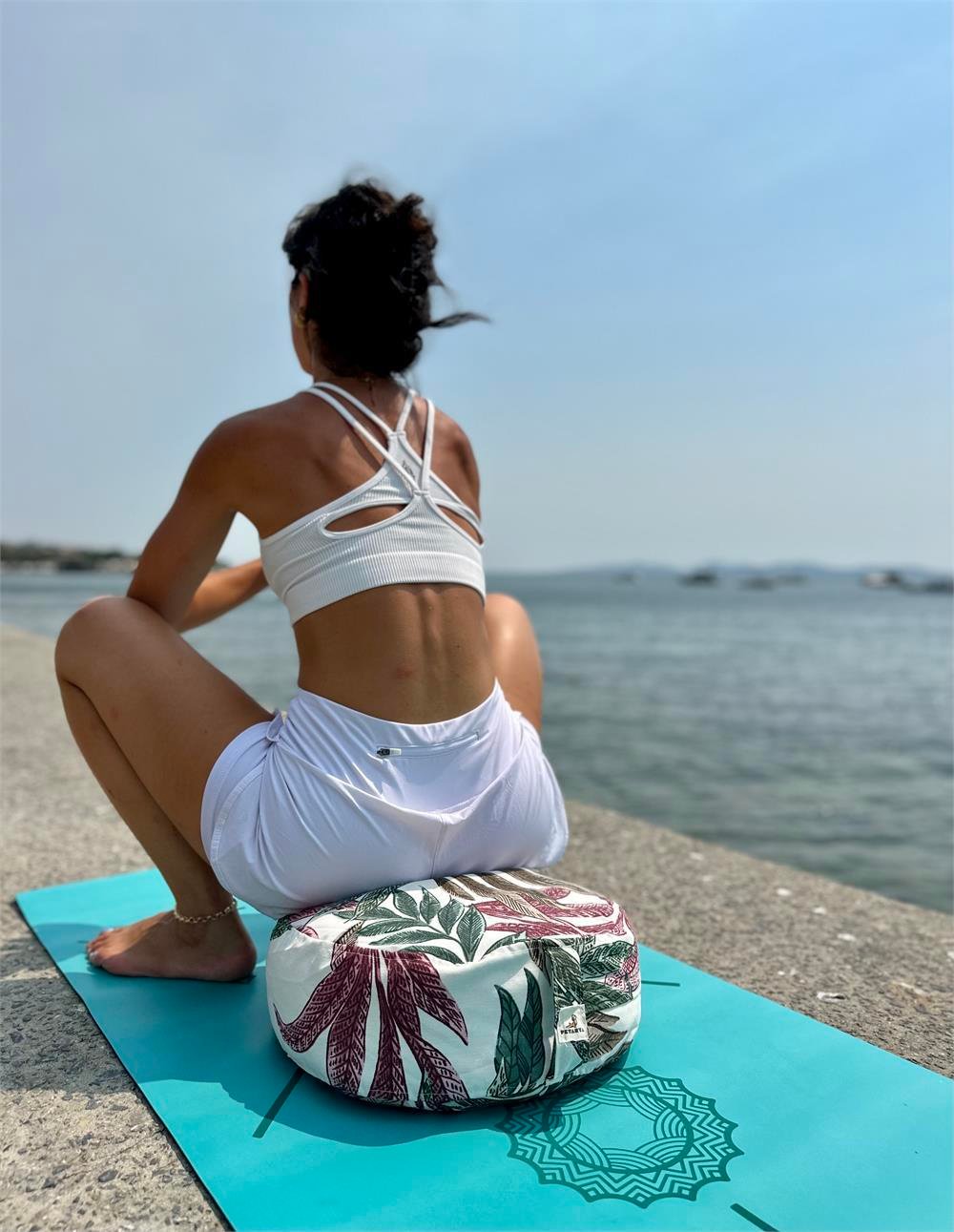 Petarya Focus Series 4.1 mm Göl Mavisi Doğal Kauçuk Kaydırmaz Yoga Matı