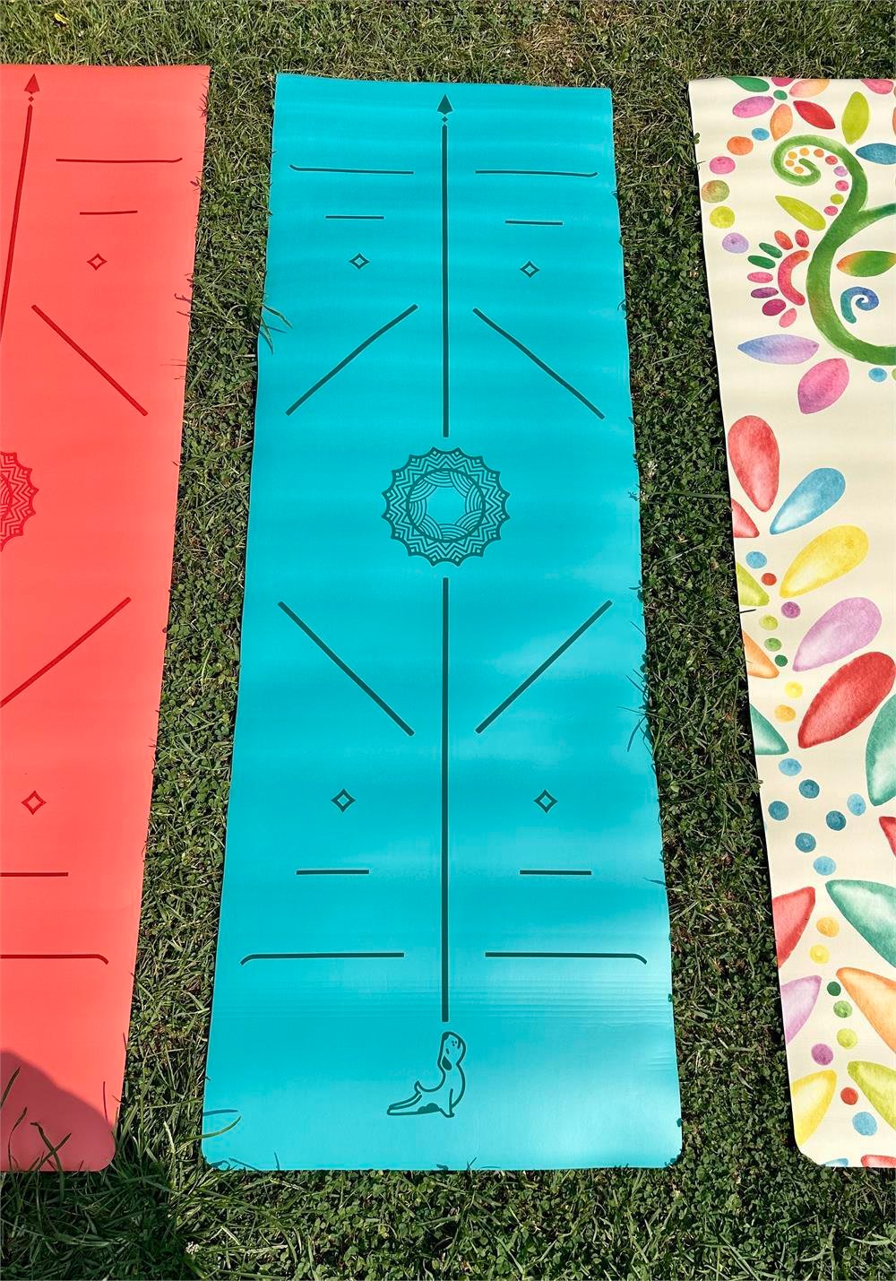 Petarya Focus Series 4.1 mm Göl Mavisi Doğal Kauçuk Kaydırmaz Yoga Matı