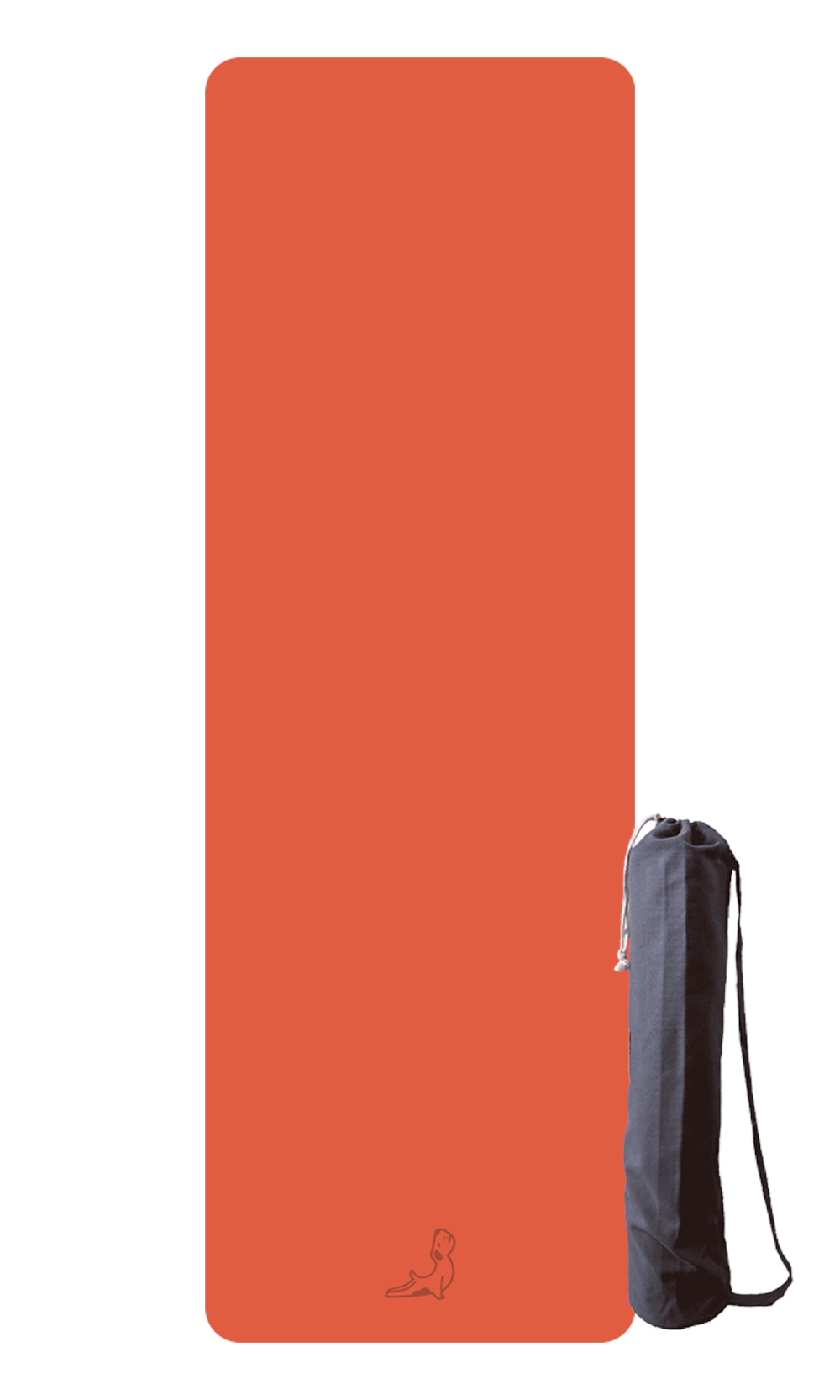 Petarya Lean Series 4.1 mm Mercan Turuncu Doğal Kauçuk Kaydırmaz Yoga Matı
