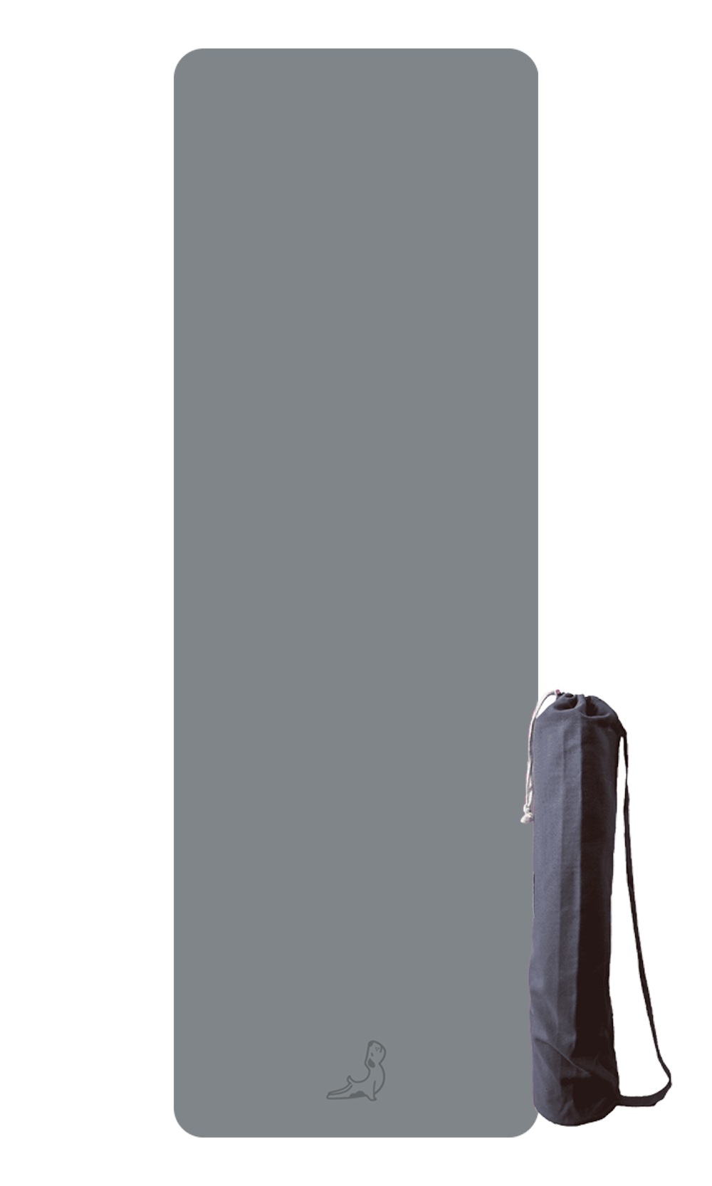 Petarya Lean Series 4.1 mm Gri Doğal Kauçuk Kaydırmaz Yoga Matı