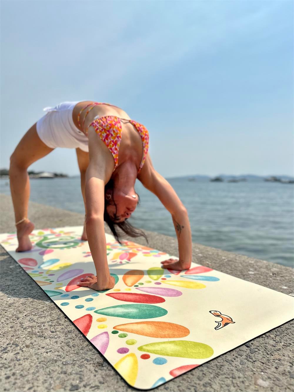 Petarya Reflect Series 4.1 mm Suluboya Doğal Kauçuk Kaydırmaz Yoga Matı