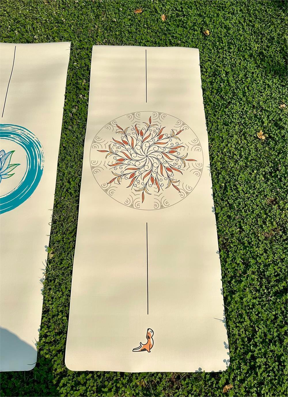 Petarya Reflect Series 4.1 mm Floral Doğal Kauçuk Kaydırmaz Yoga Matı