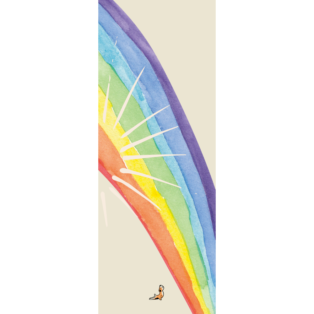 Petarya Reflect Series 4.1 mm İkincil Gökkuşağı Doğal Kauçuk Kaydırmaz Yoga Matı