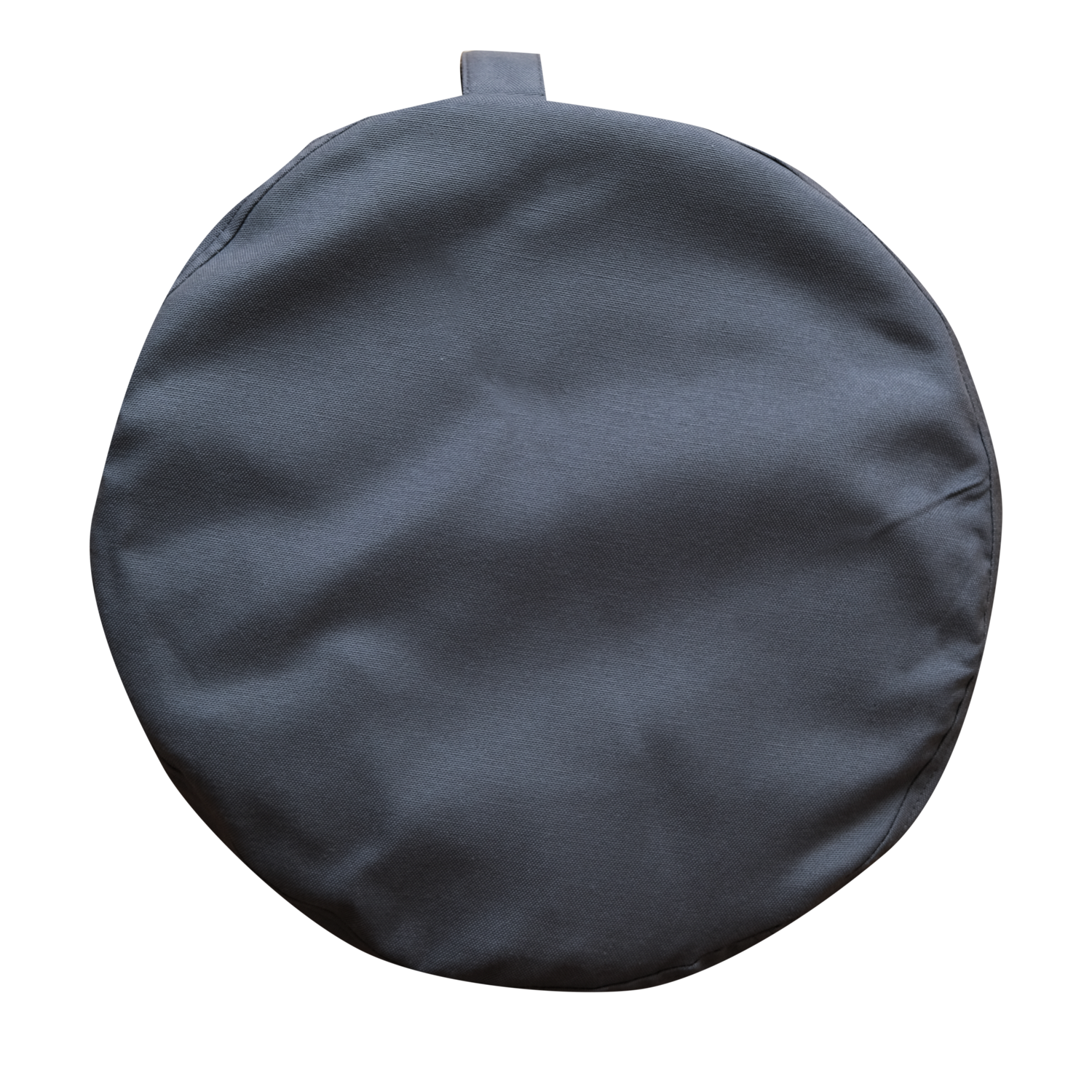 Petarya Zafu Gri Karabuğday Kabuğu Dolgulu Meditasyon Minderi