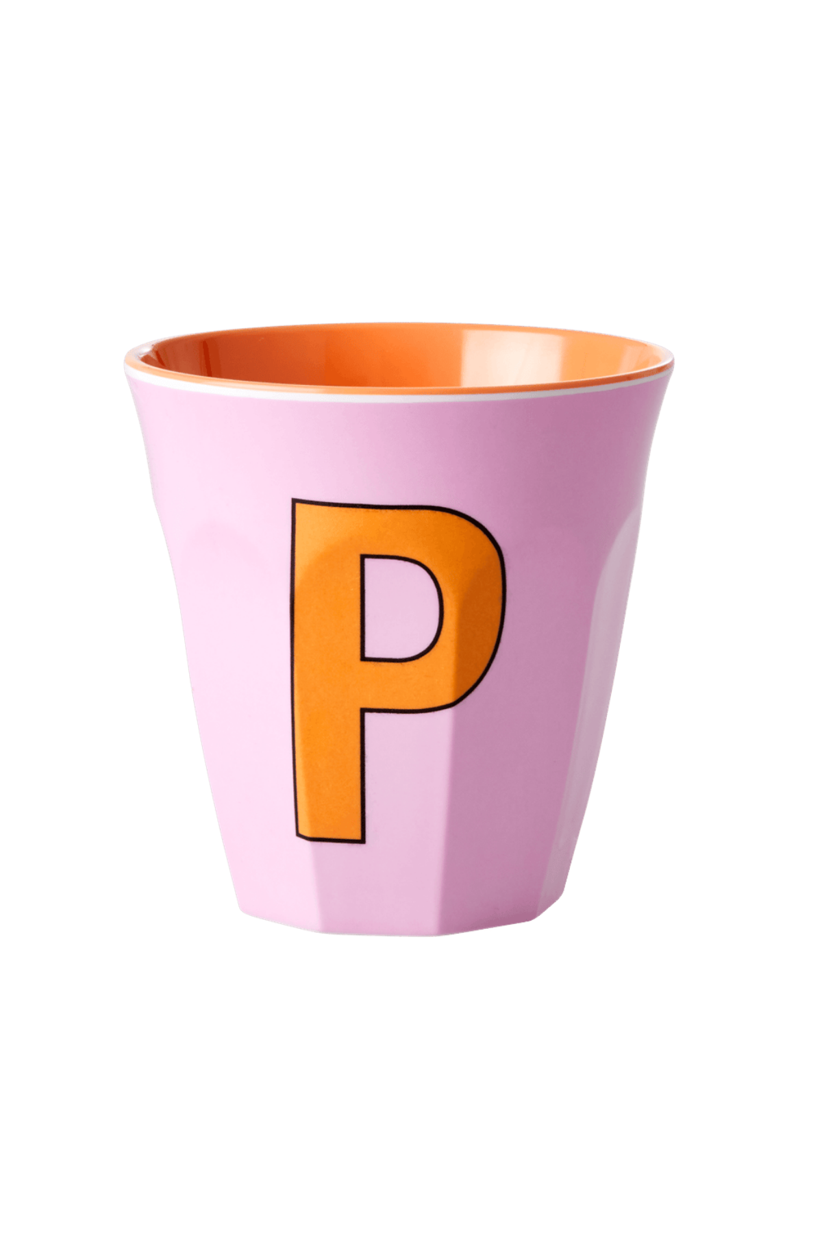 Rice Melamin Bardak - Pembe P Harfli, MELCU-ALPPI
