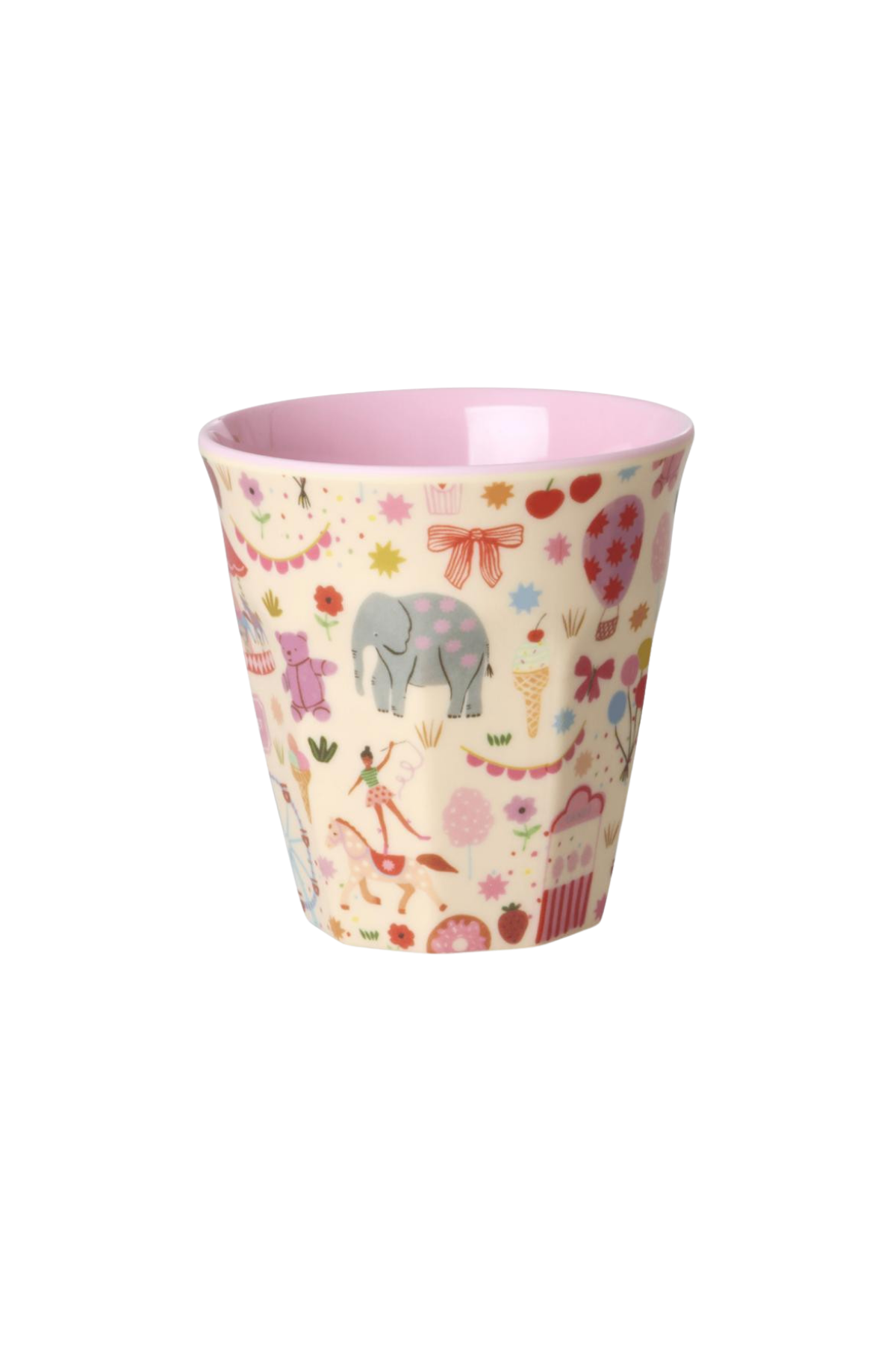 Rice Melamin Çocuk Lunapark Bardak - Pink - 160 Ml