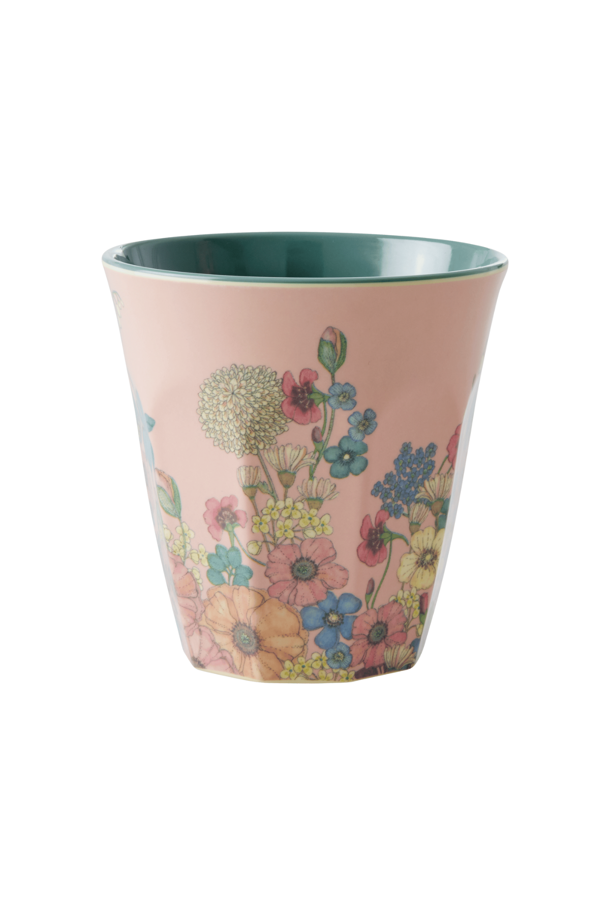 Rice Melamin Pembe Çiçek Bardak - 250 Ml