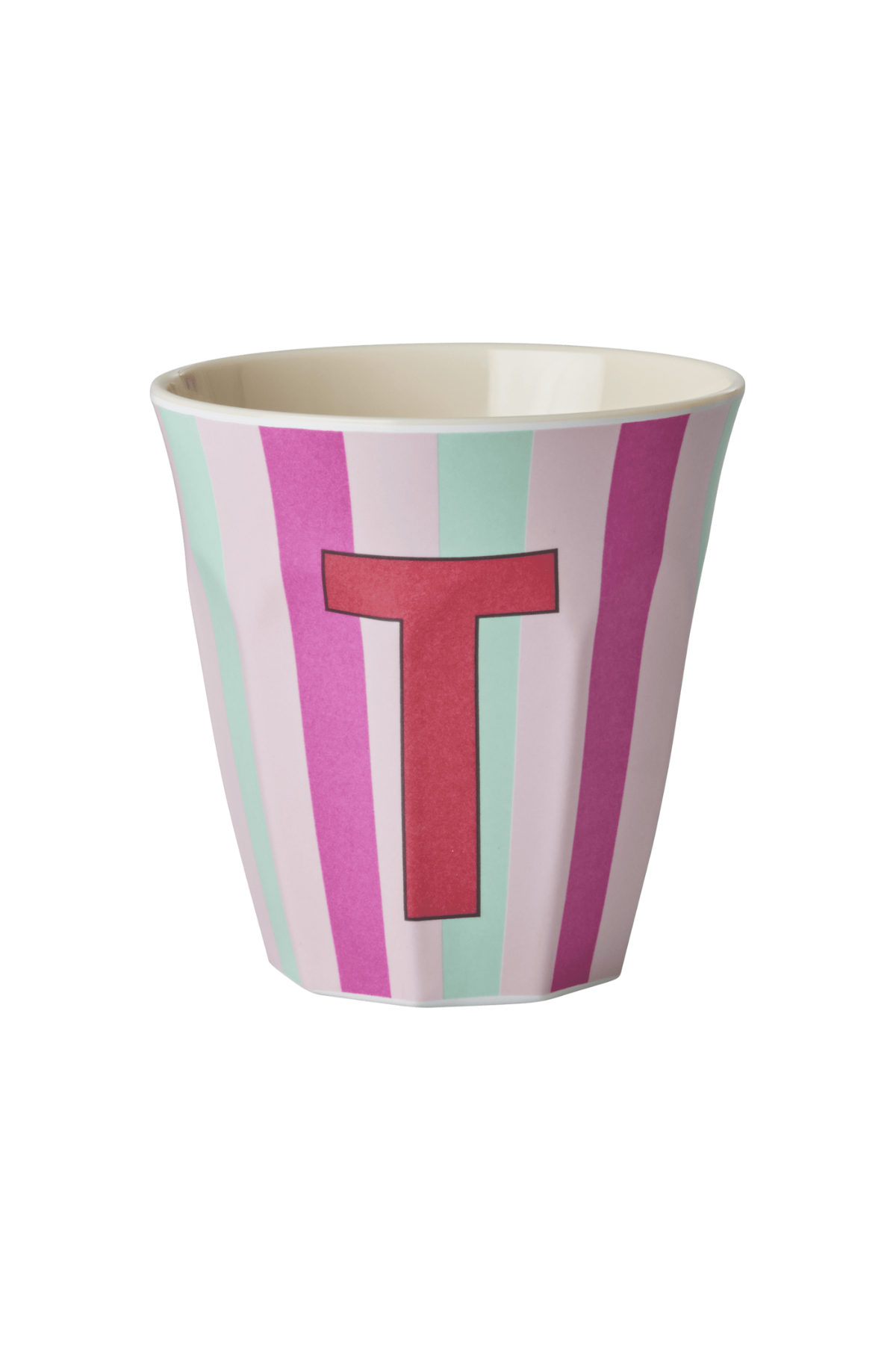 Rice Melamin Pembe Çizgili T Bardak - 250 Ml