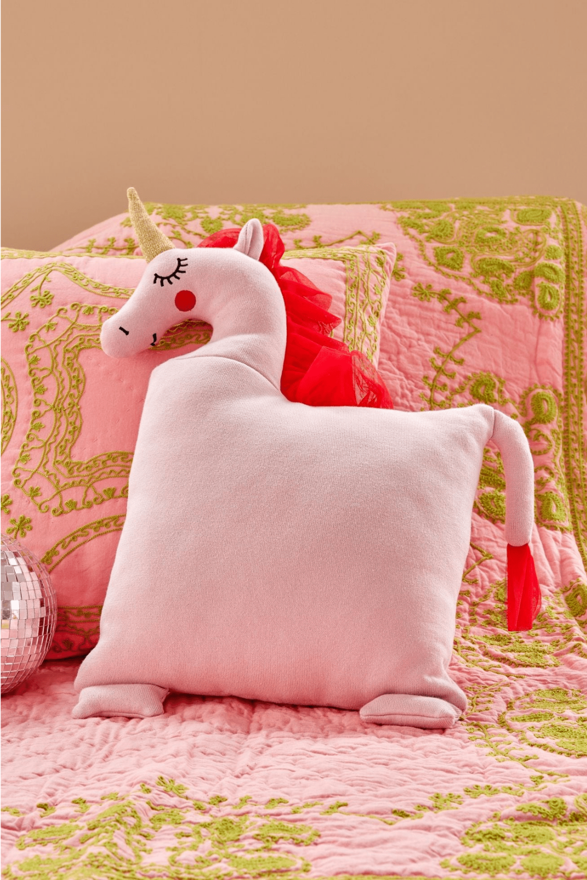 Rice Unicorn Yastık - Beyaz, CSSQA-UNI