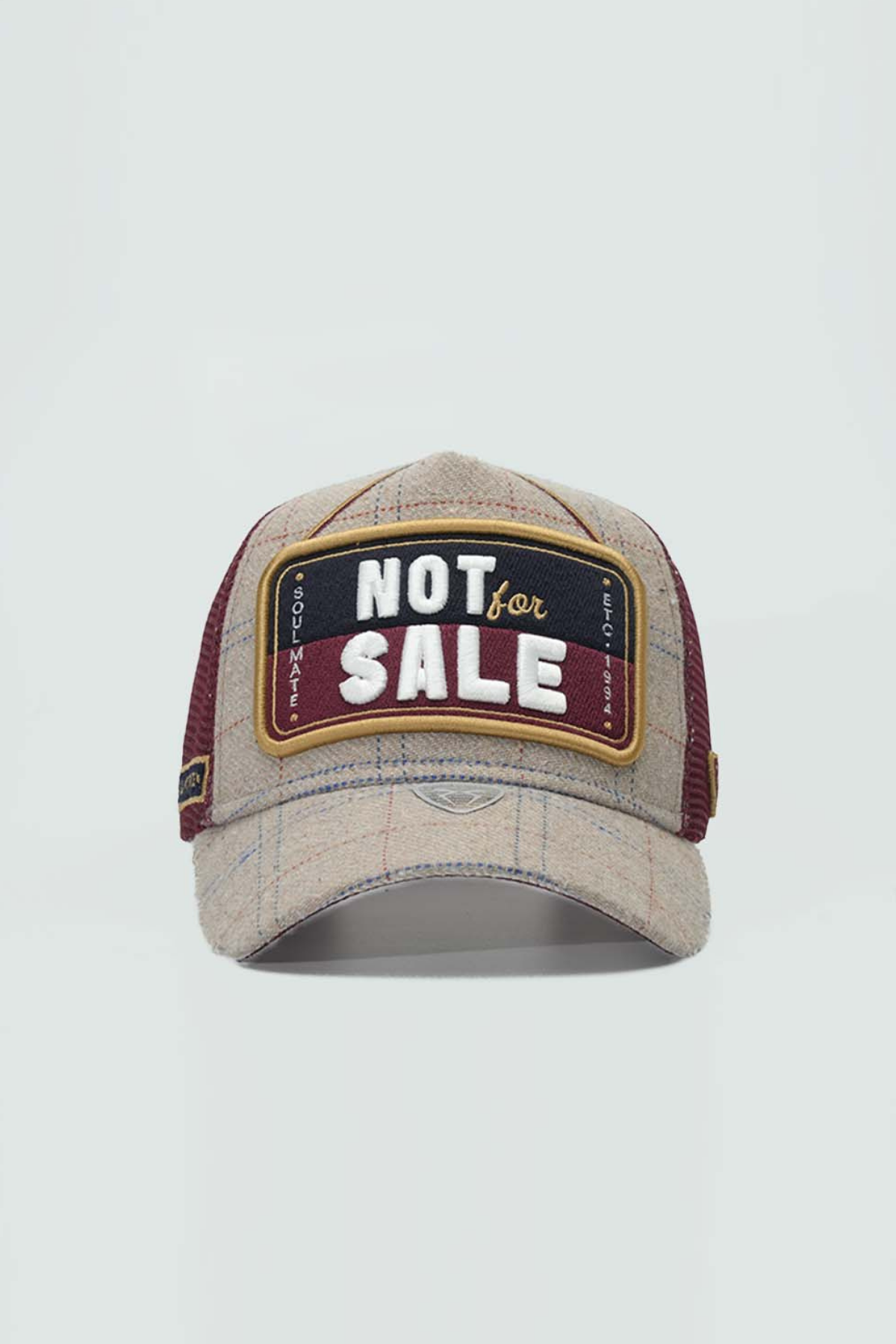 Rust & Rich Trucker Şapka-Motto Collection-Not For Sale, Bordo