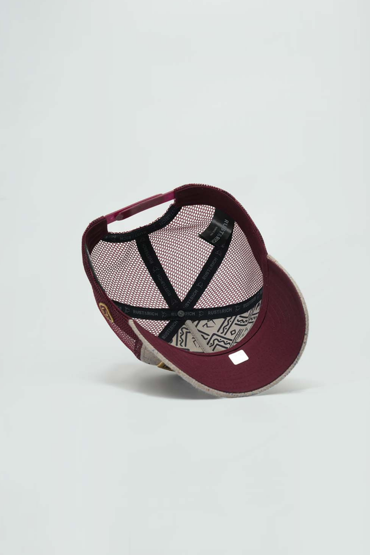 Rust & Rich Trucker Şapka-Motto Collection-Not For Sale, Bordo