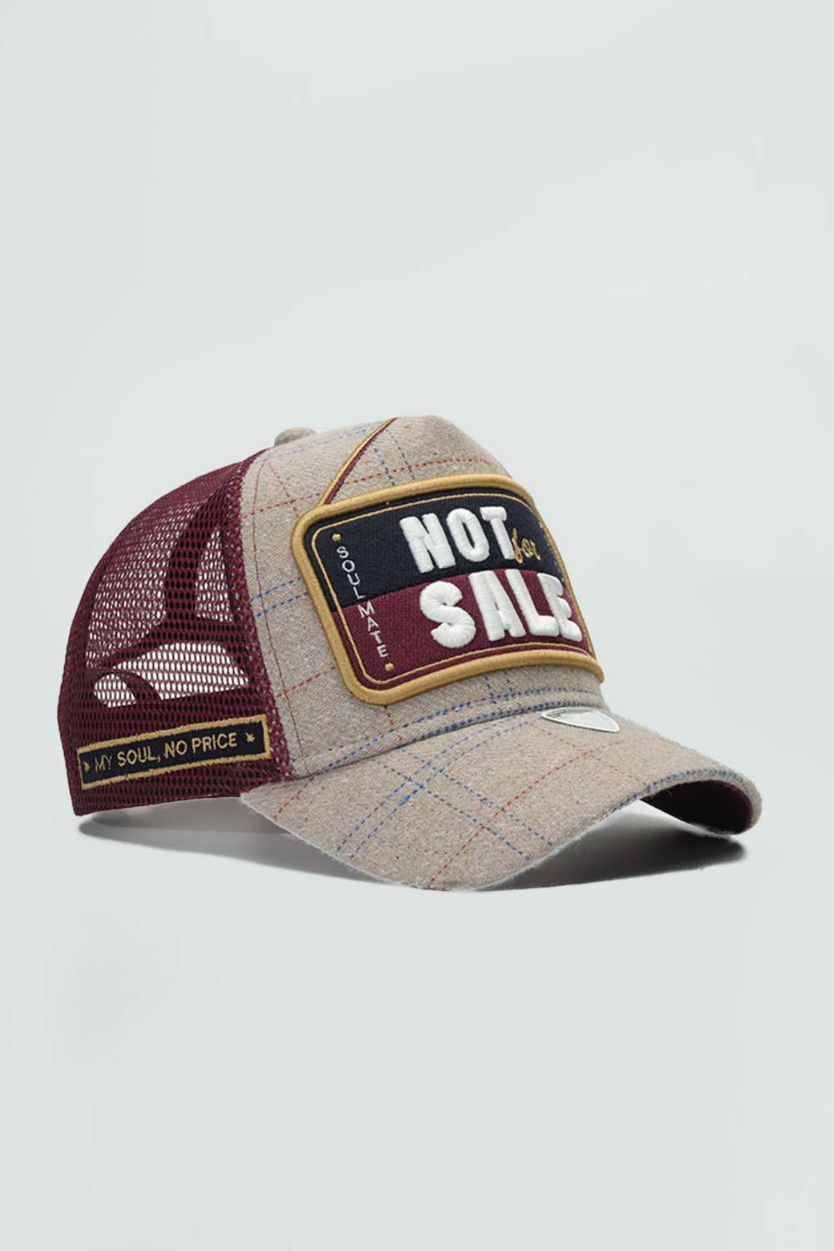 Rust & Rich Trucker Şapka-Motto Collection-Not For Sale, Bordo