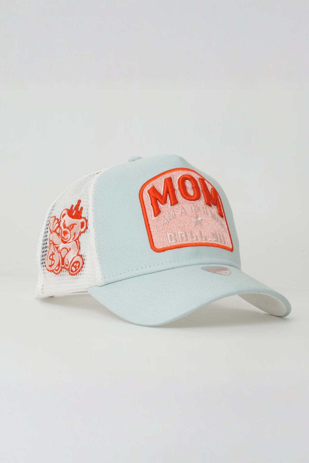 Rust & Rich Trucker Şapka-Motto Collection-Mom, Mint Yeşili