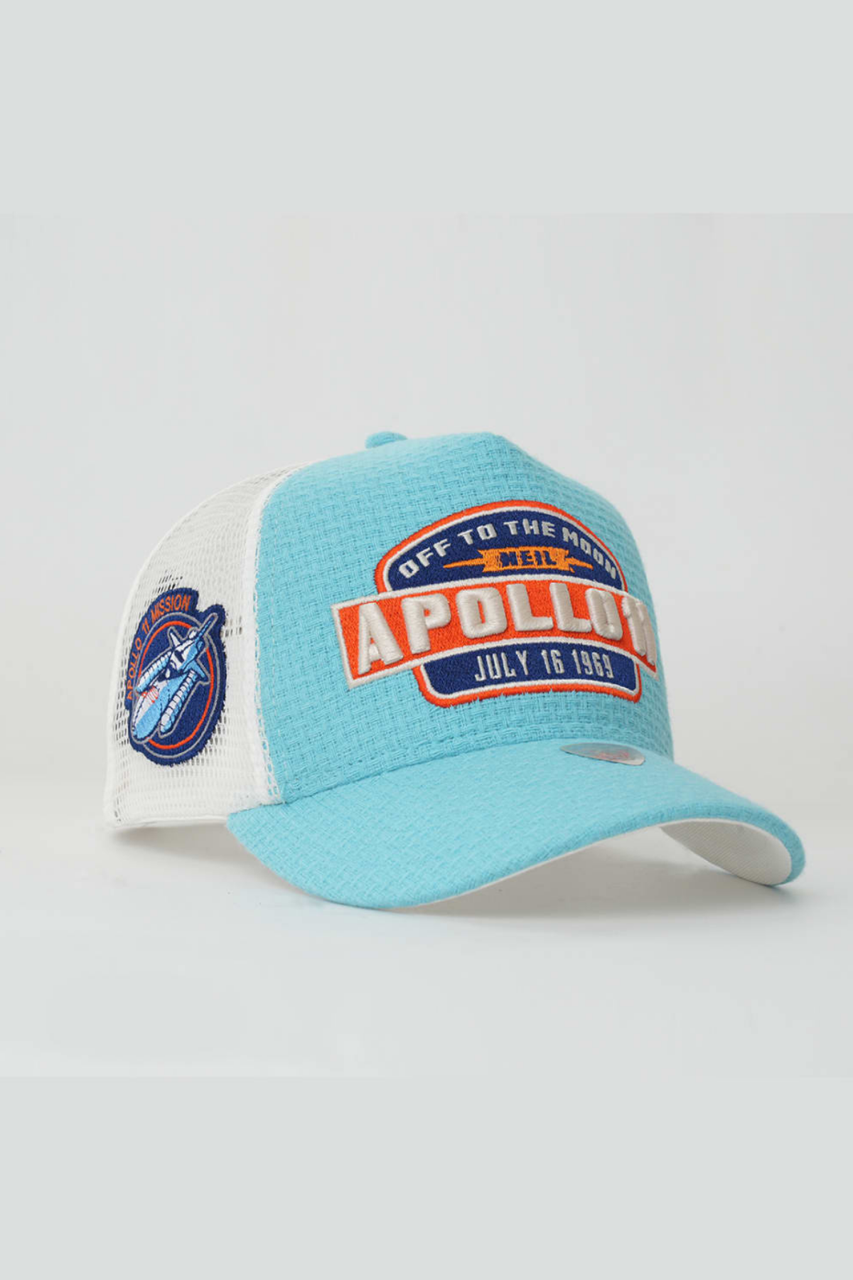 Rust & Rich Trucker Şapka-Space Collection-Apollo, Mavi