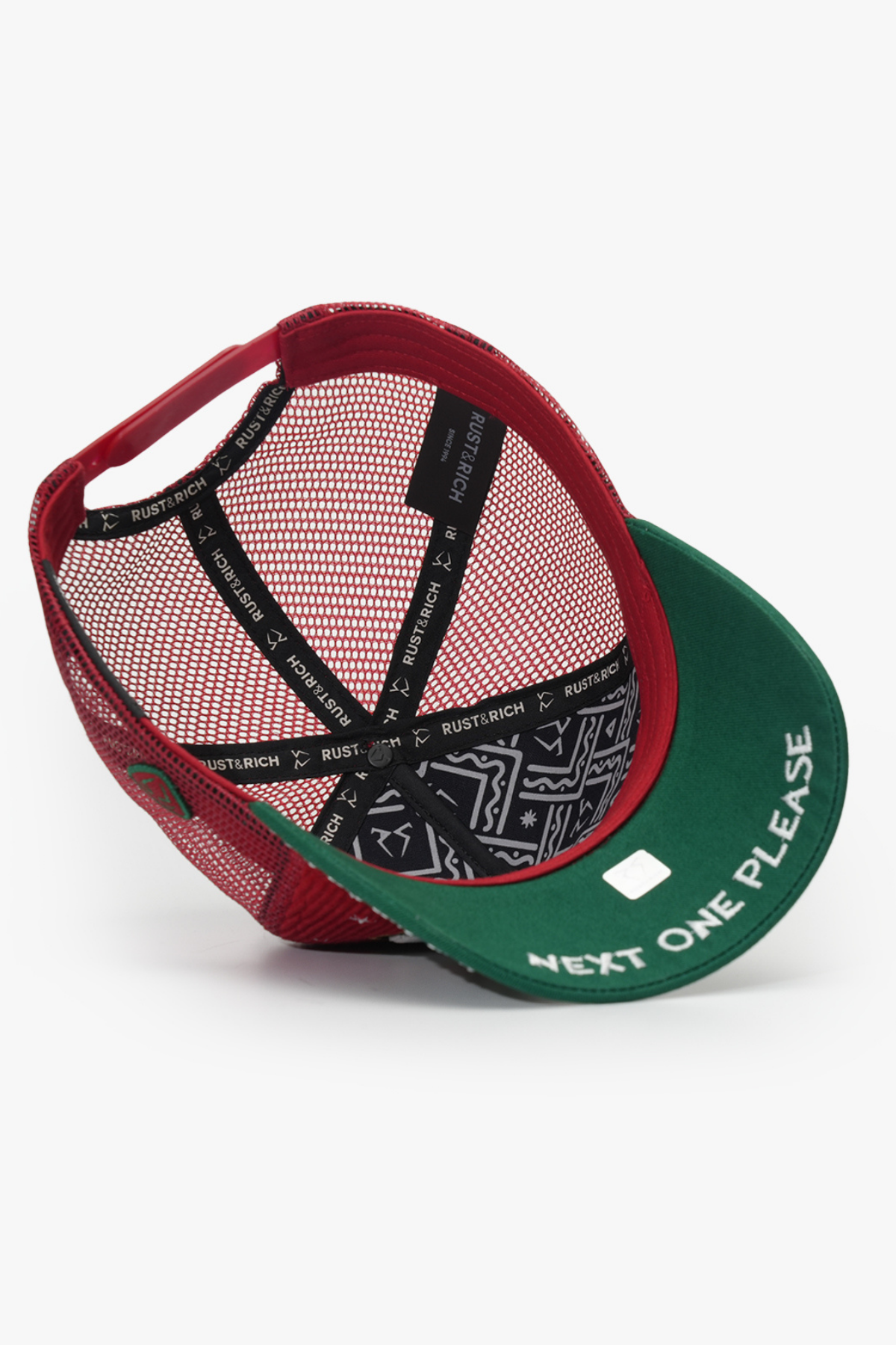 Rust & Rich Trucker Şapka-Urban Collection-What a Year, Kırmızı