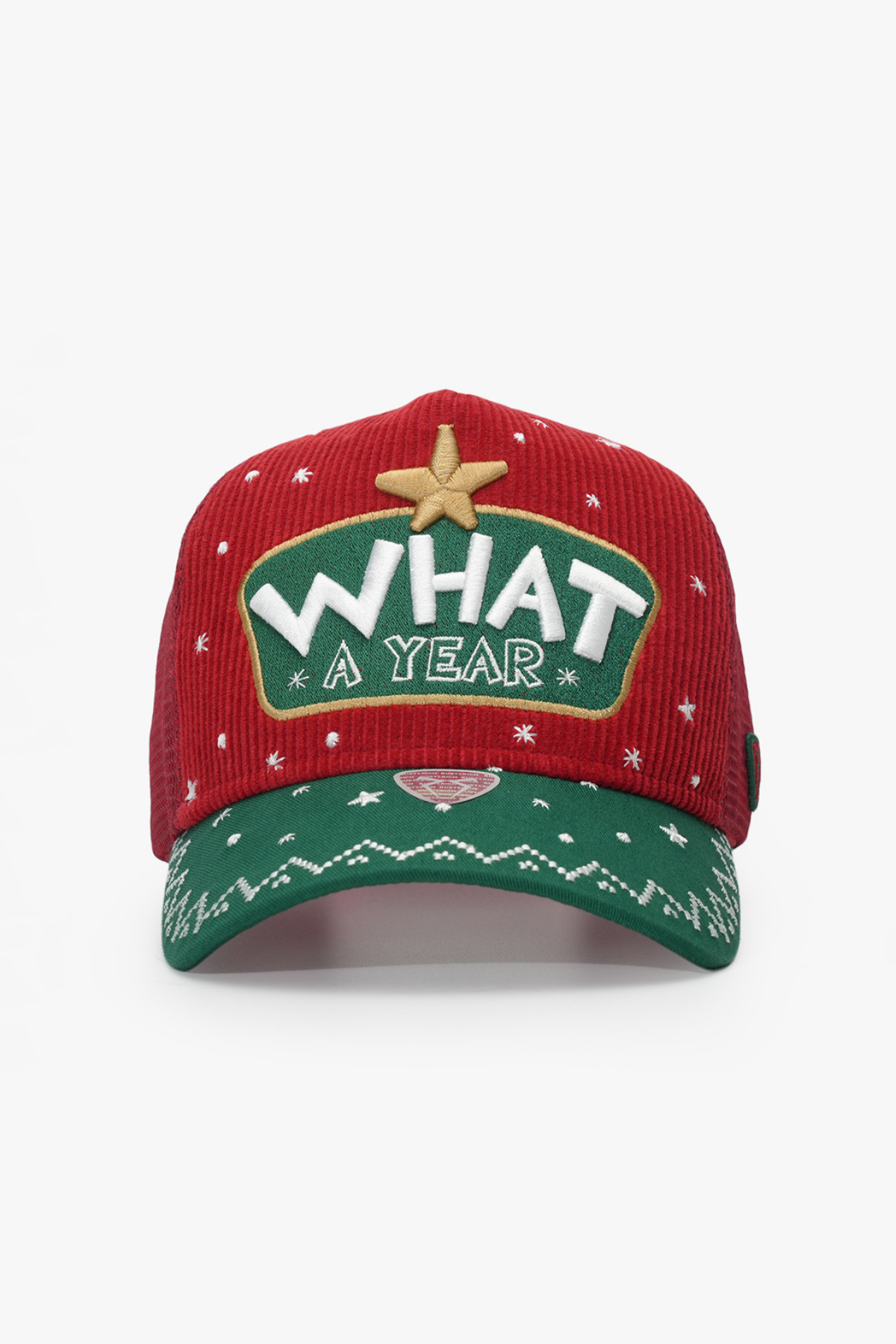 Rust & Rich Trucker Şapka-Urban Collection-What a Year, Kırmızı