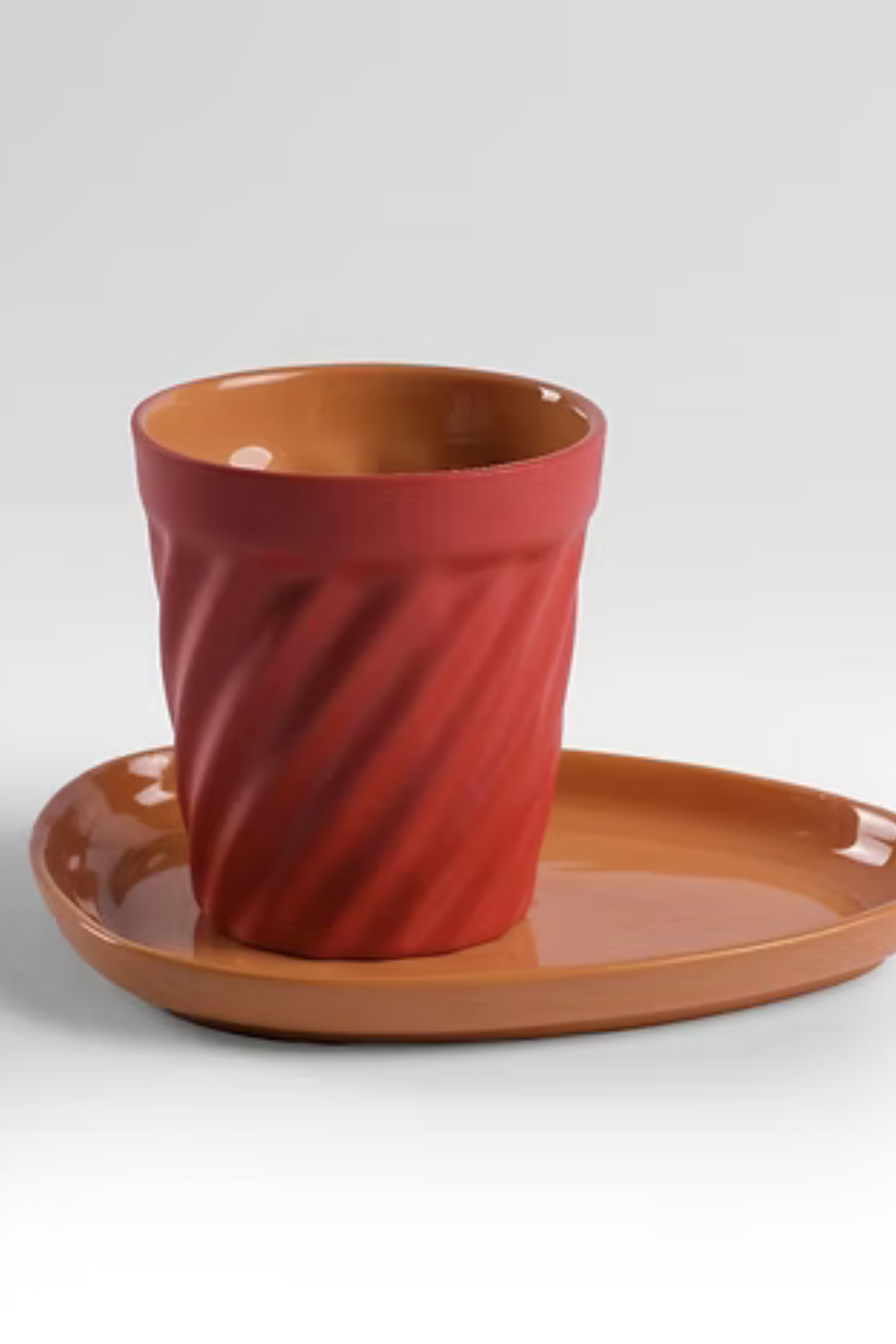 Sacu Ceramics Kiremit 130ML PorselenBardak