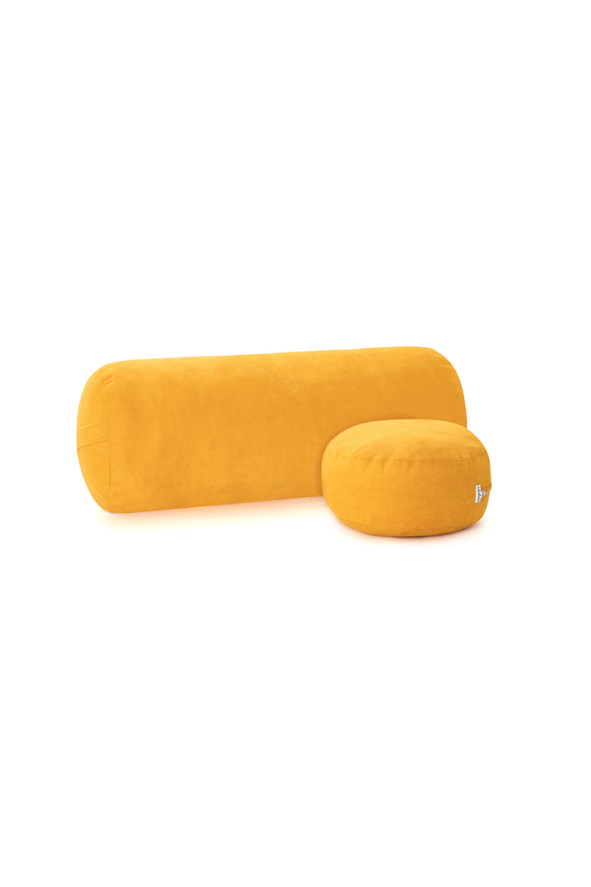 Sarı Bolster & Meditasyon Minderi
