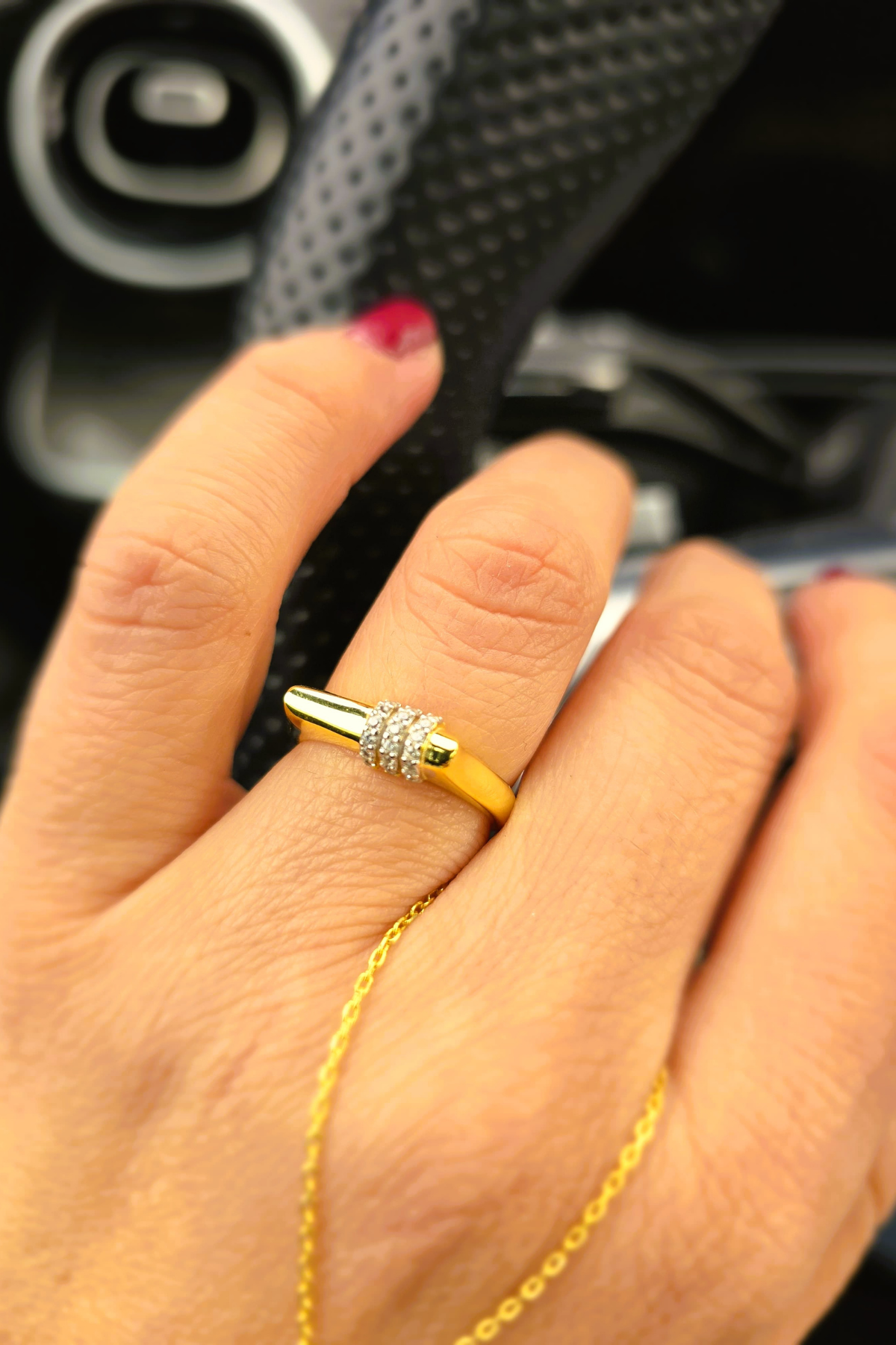 Seen By Seda İnce Taşlı Yüzük SN-2103