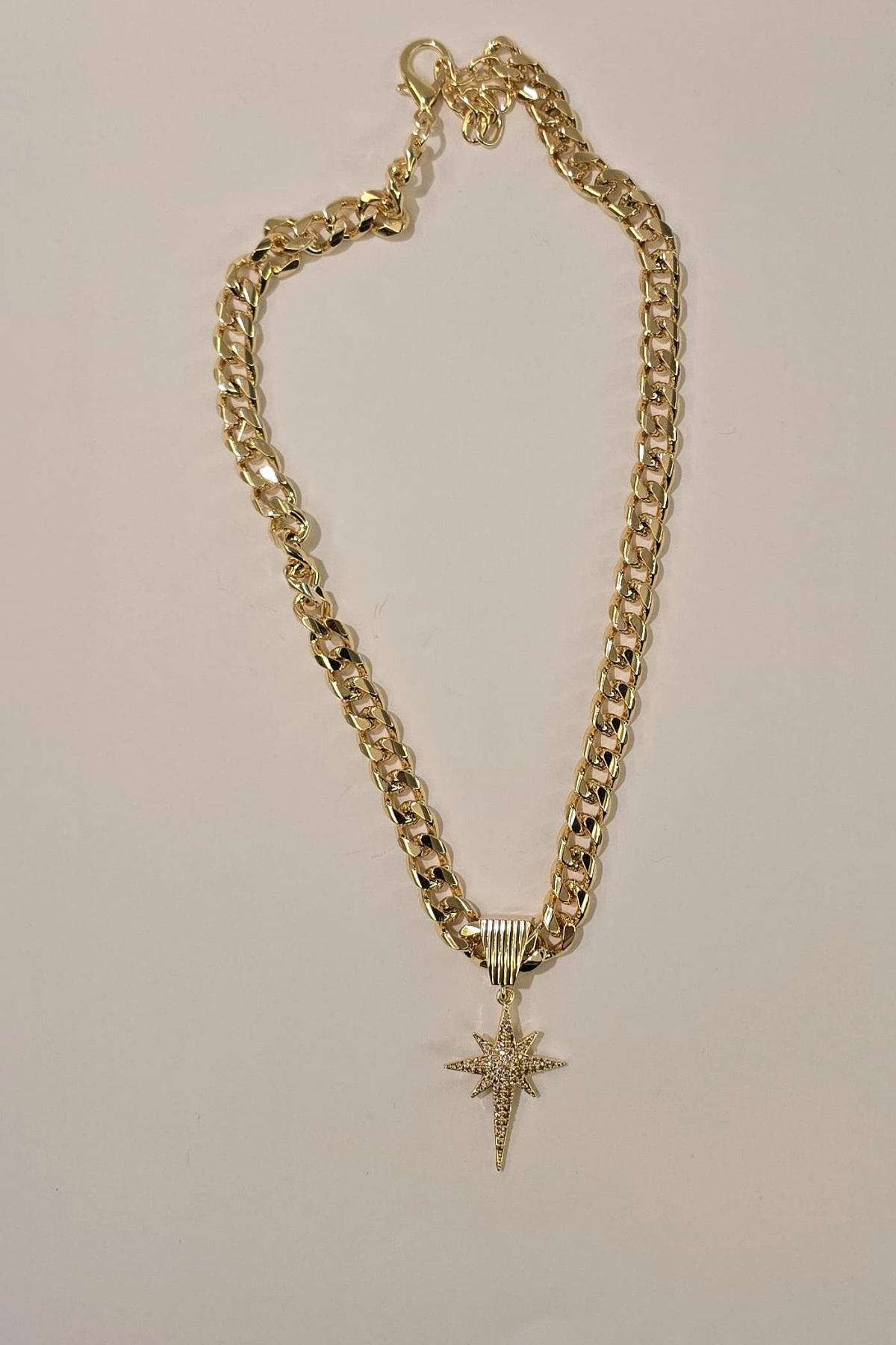 Seen By Seda Kutup Yıldızı Zincir Kolye, Gold SN-18226