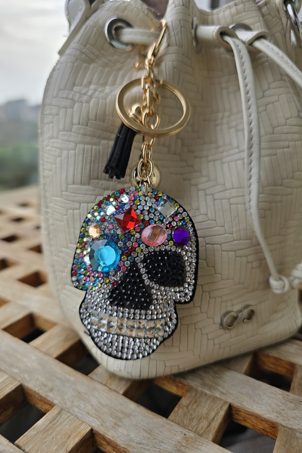 Seen By Seda Taşlı Kuru Kafa Anahtarlık / Charm GV-2019